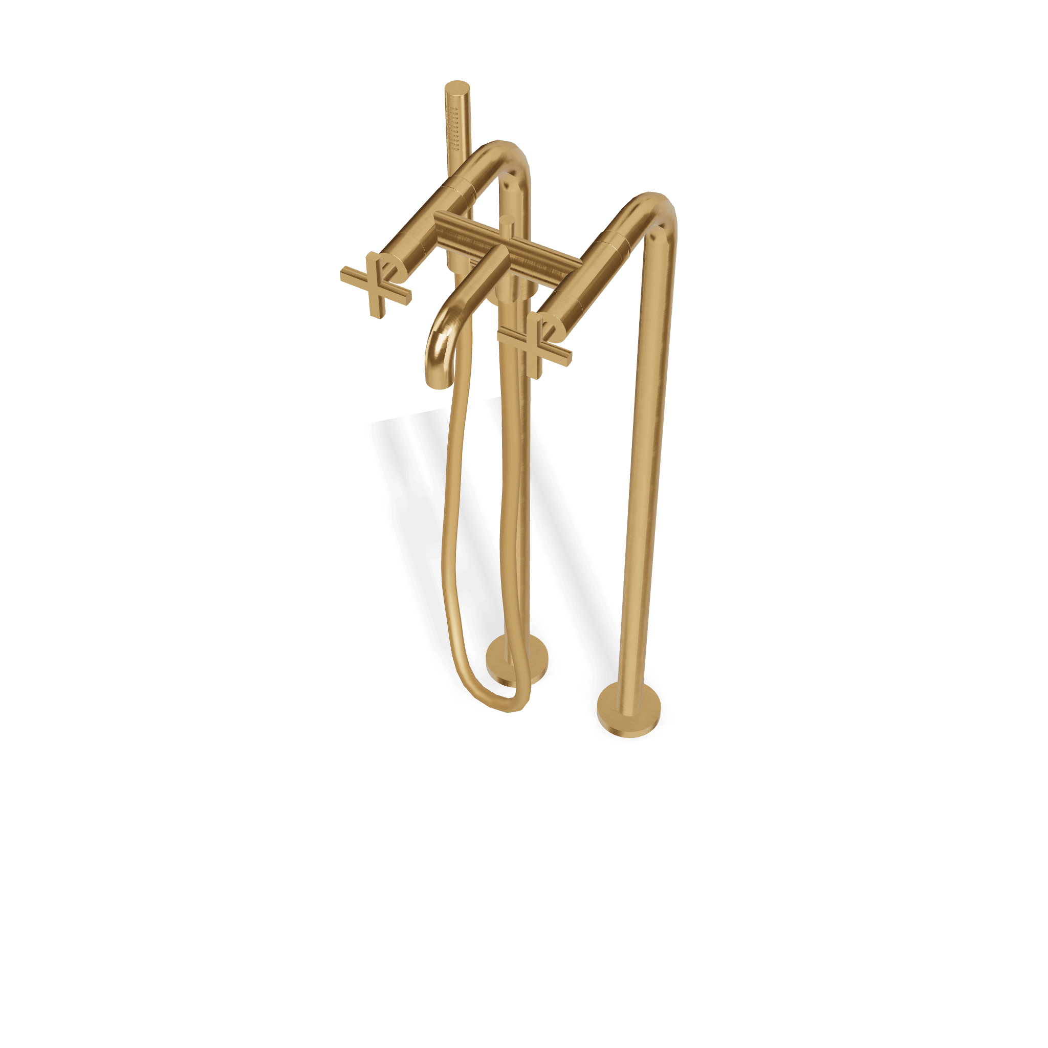 Внешняя часть напольного смесителя для ванны Line