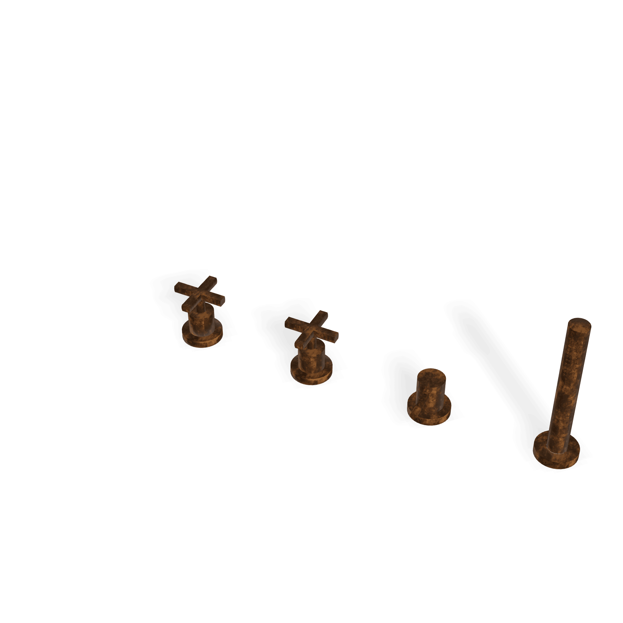 Смеситель на борт ванны без излива Line