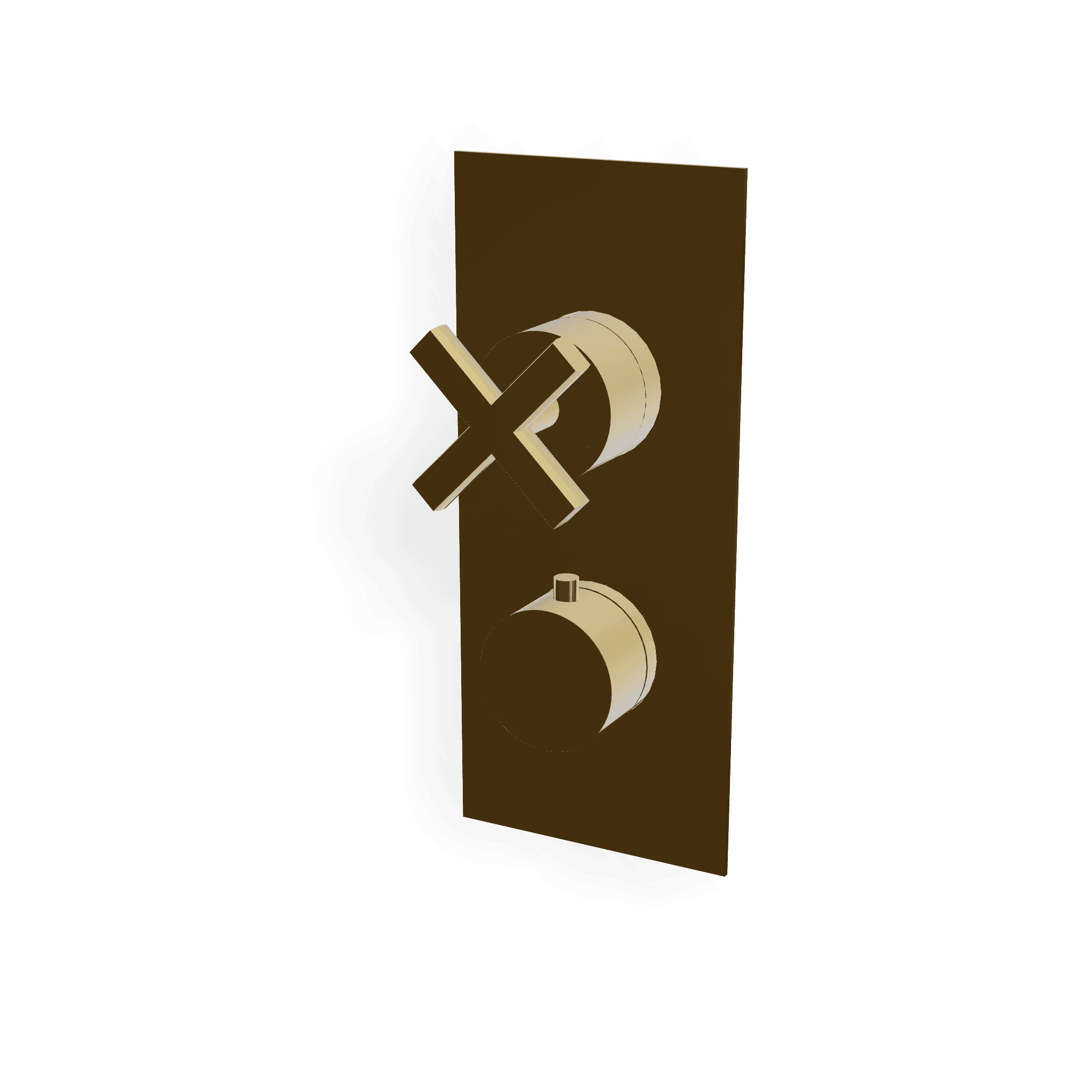 Внешняя часть термостатического смесителя на 3 потребителя