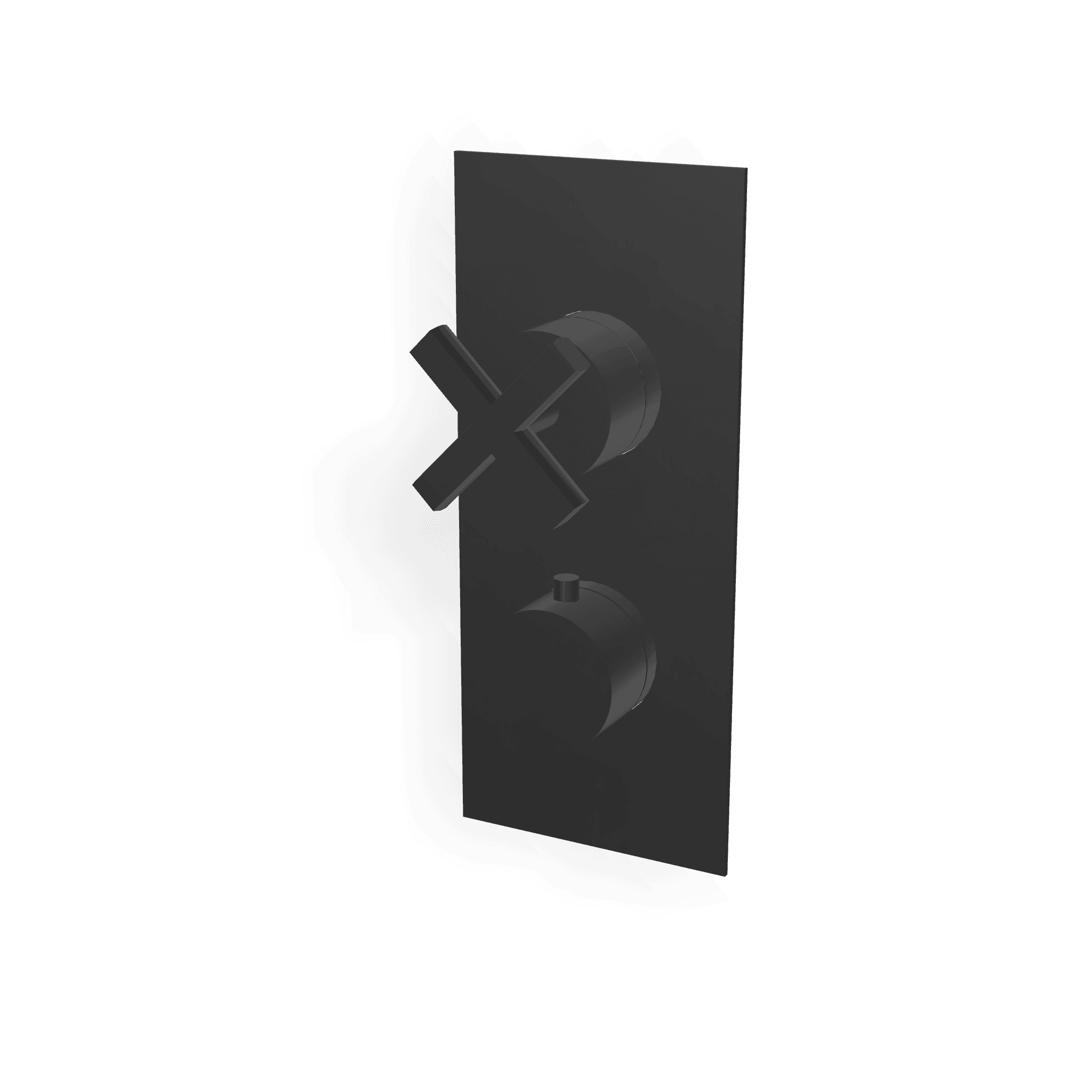 Внешняя часть термостатического смесителя на 3 потребителя