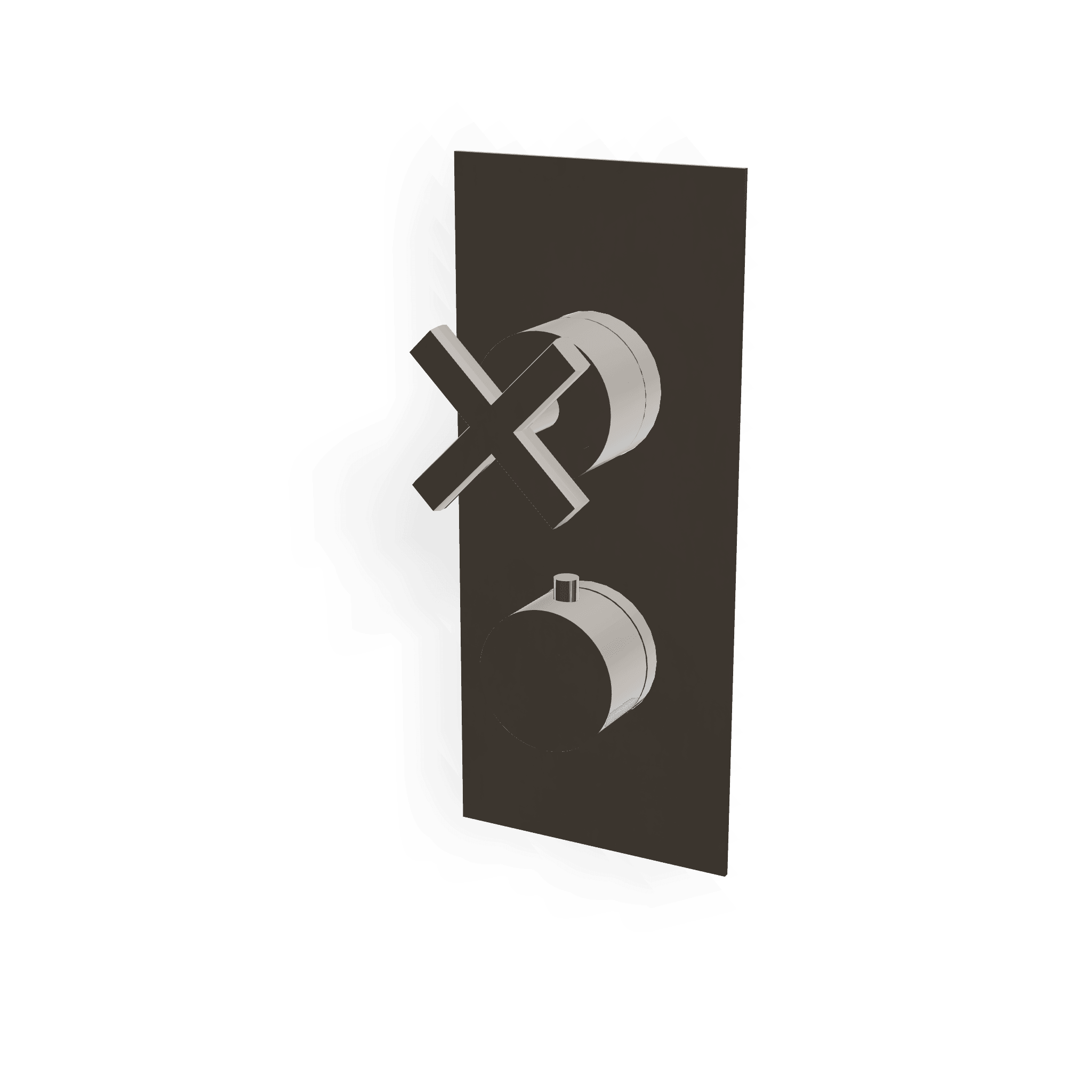 Внешняя часть термостатического смесителя на 3 потребителя