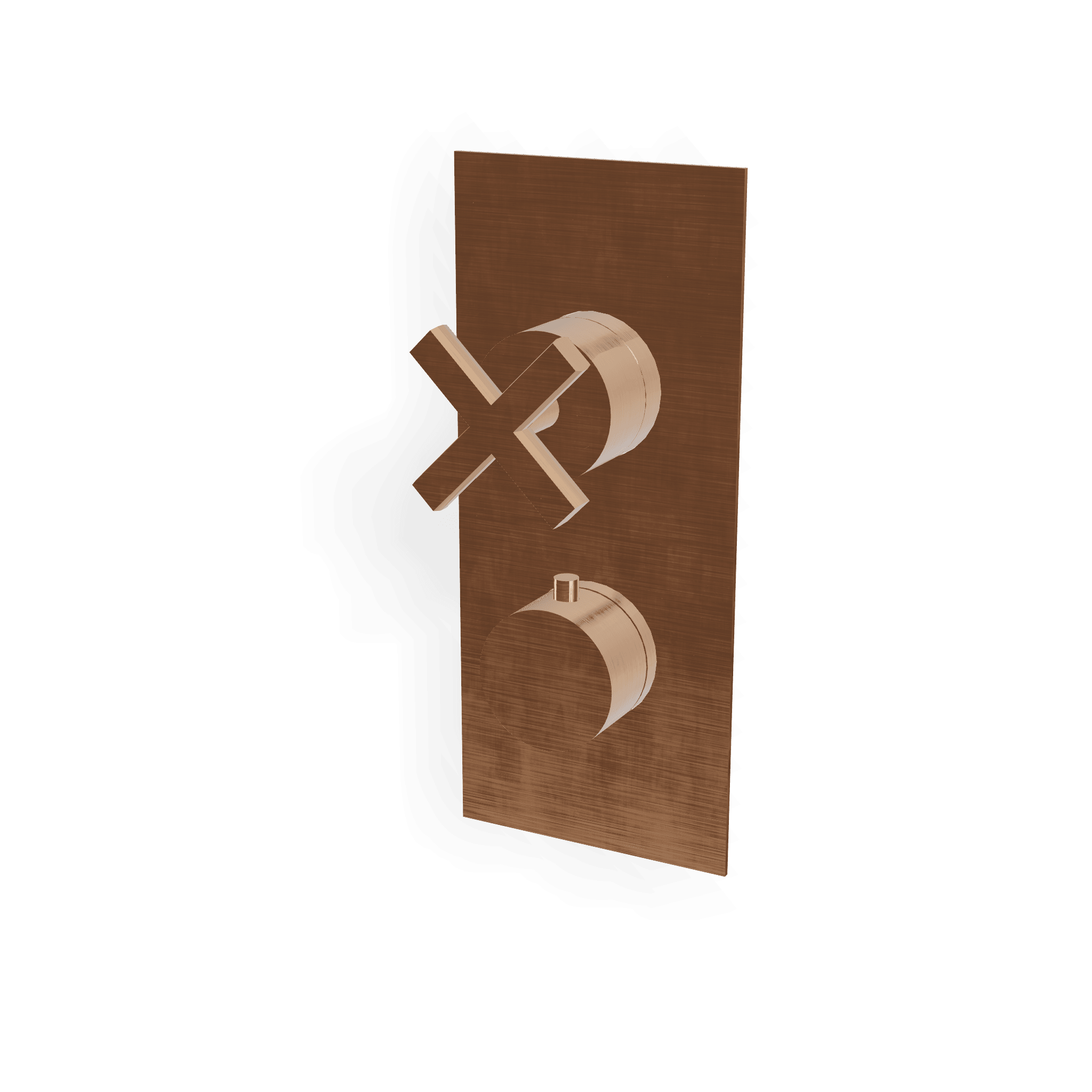 Внешняя часть термостатического смесителя на 3 потребителя