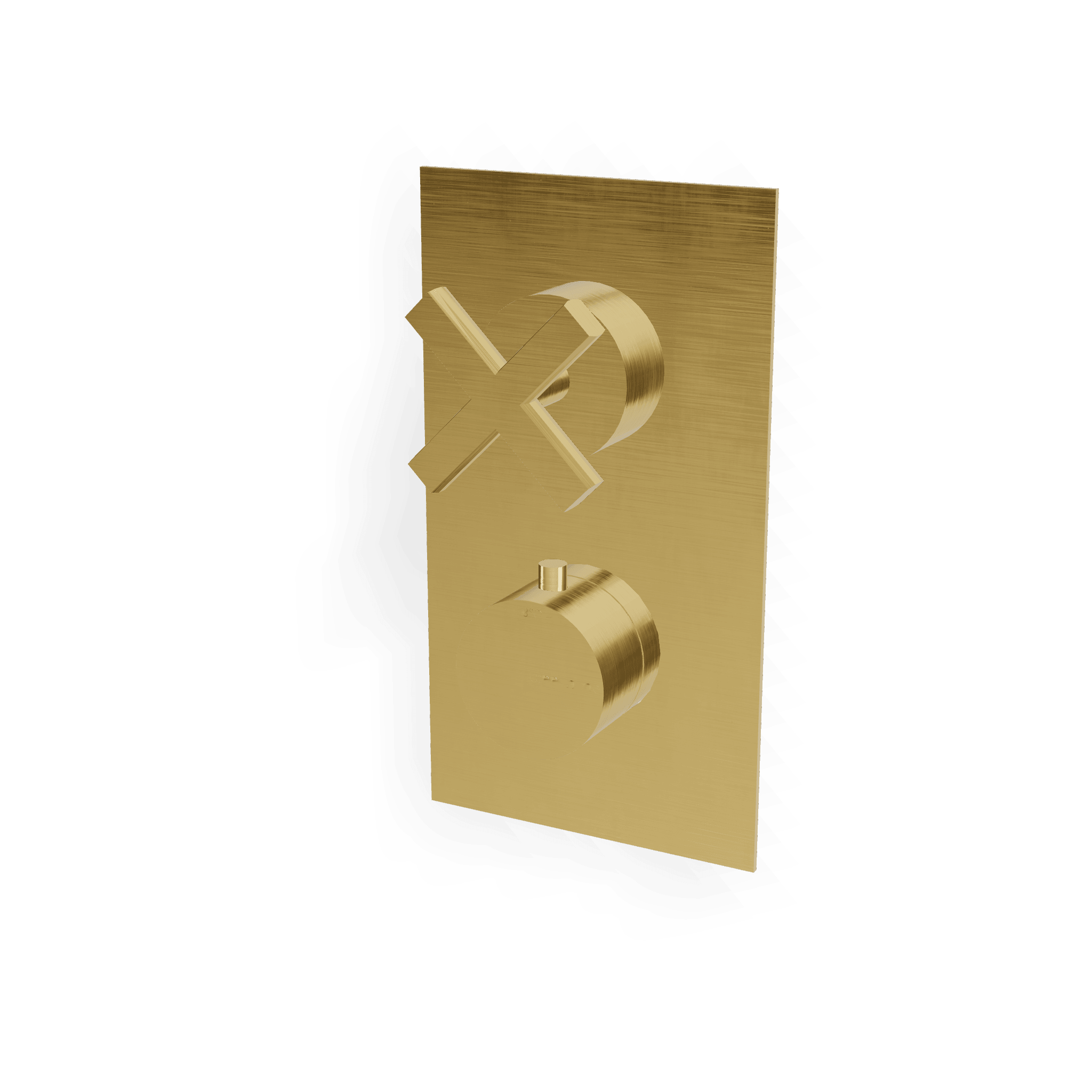 Внешняя часть термостатического смесителя для душа на 1 потребителя Line