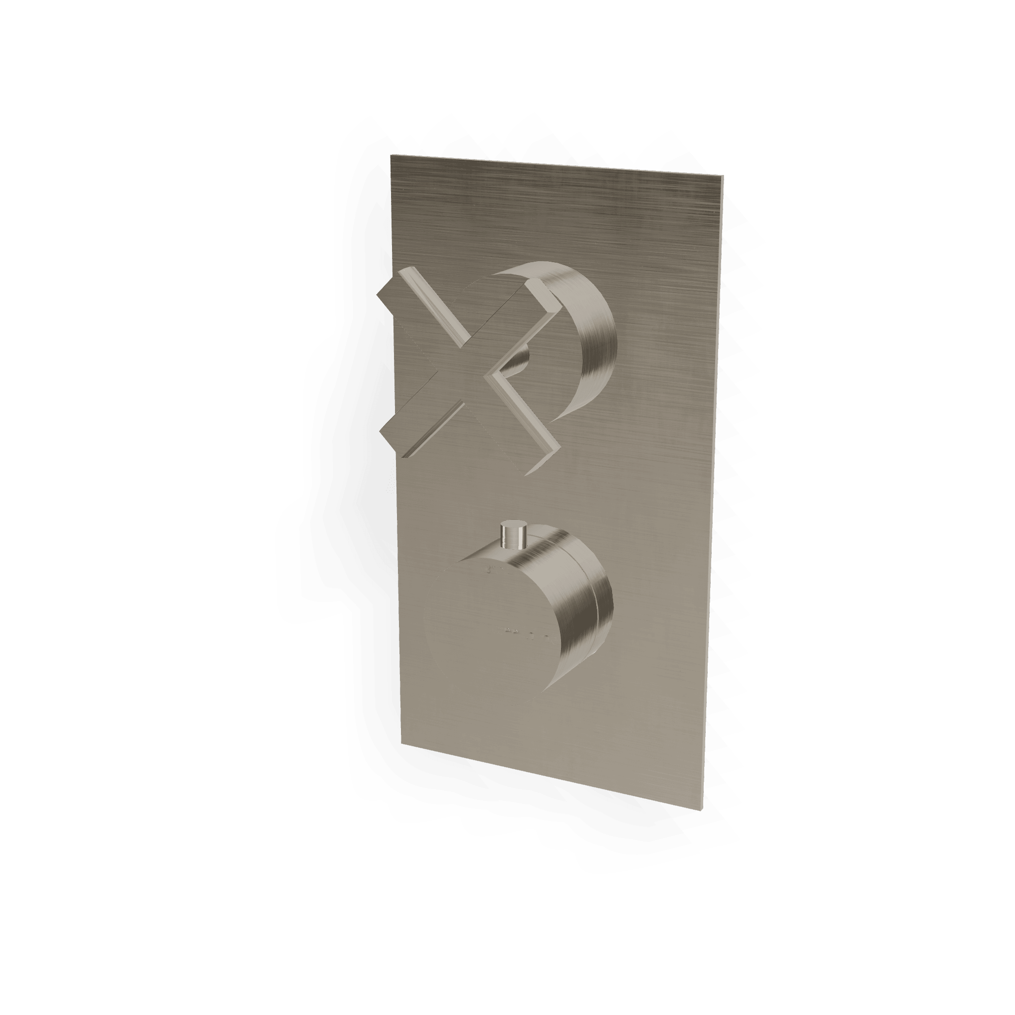 Внешняя часть термостатического смесителя для душа на 1 потребителя Line