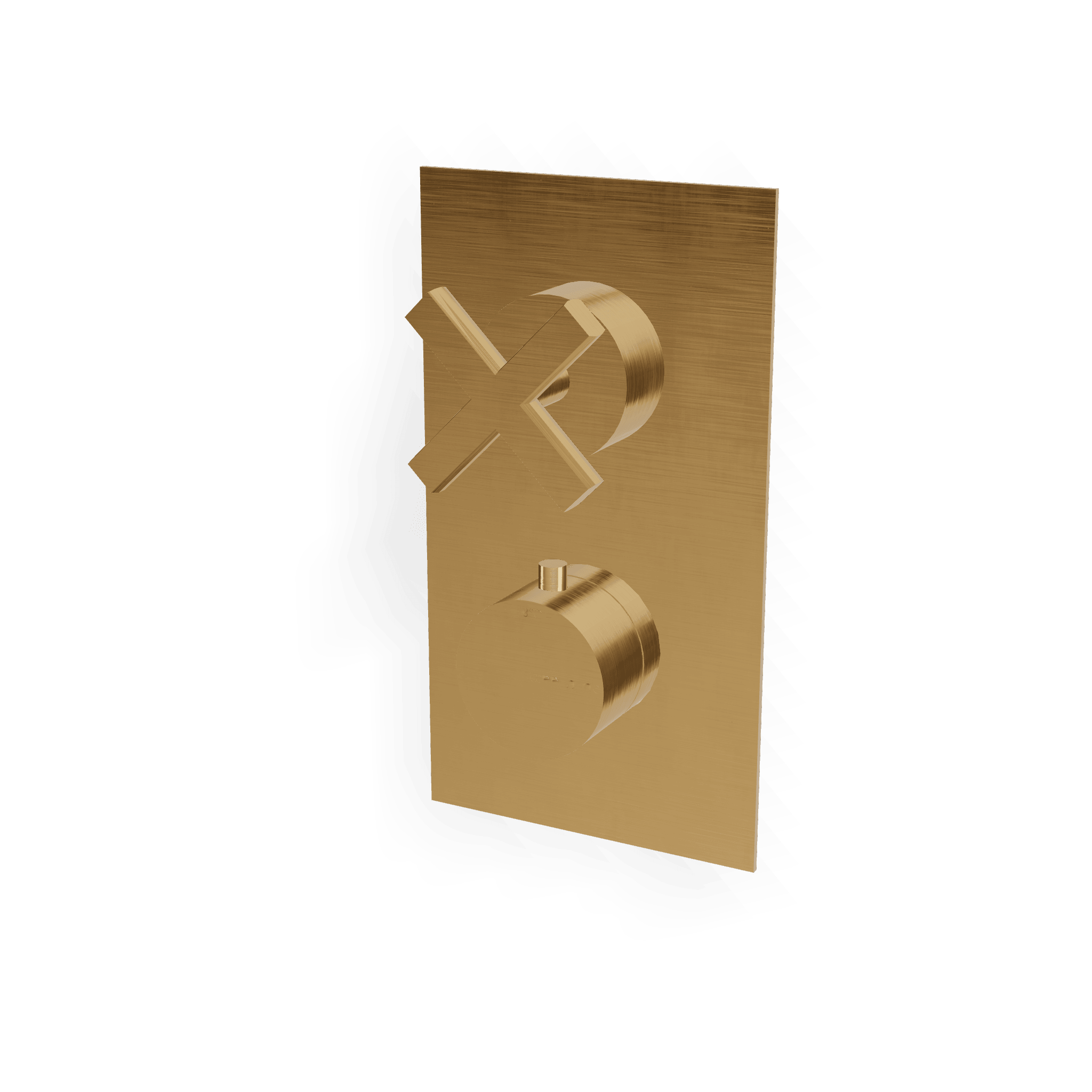 Внешняя часть термостатического смесителя для душа на 1 потребителя Line