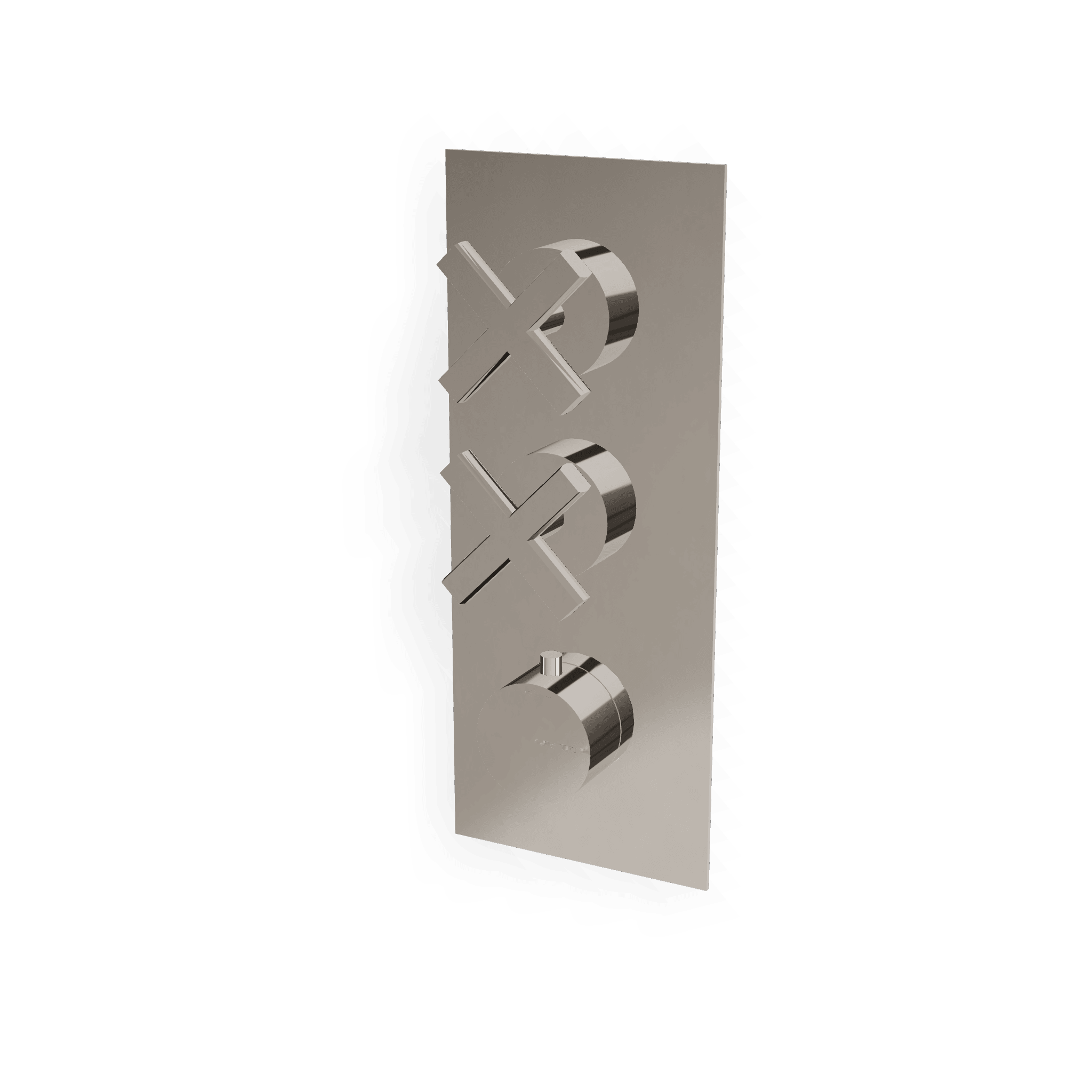 Внешняя часть термостатического смесителя для душа на 2 потребителя Line