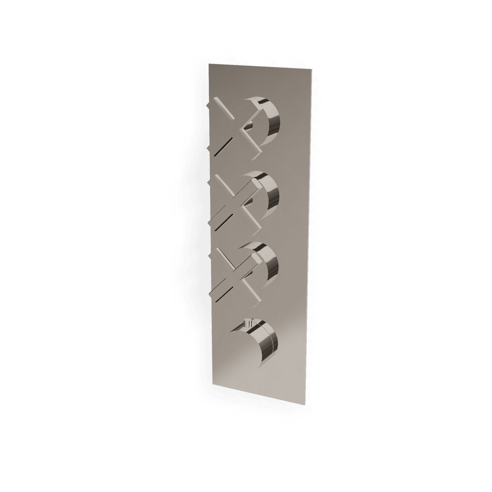 Внешняя часть термостатического смесителя для душа на 3 потребителя Line