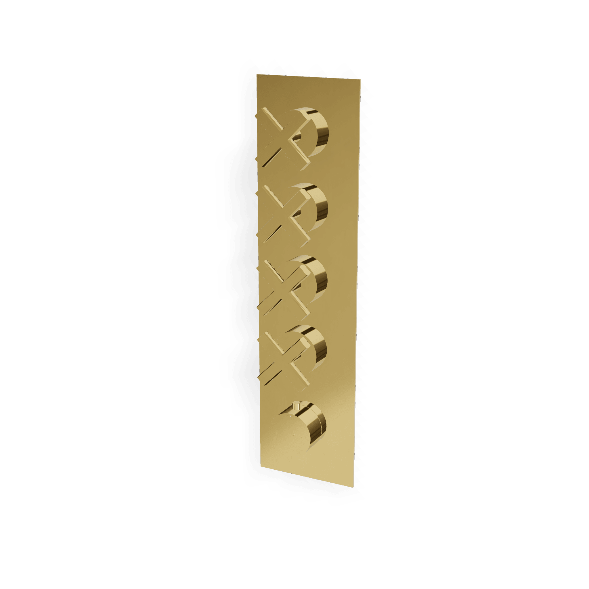 Внешняя часть термостатического смесителя для душа на 4 потребителя Line