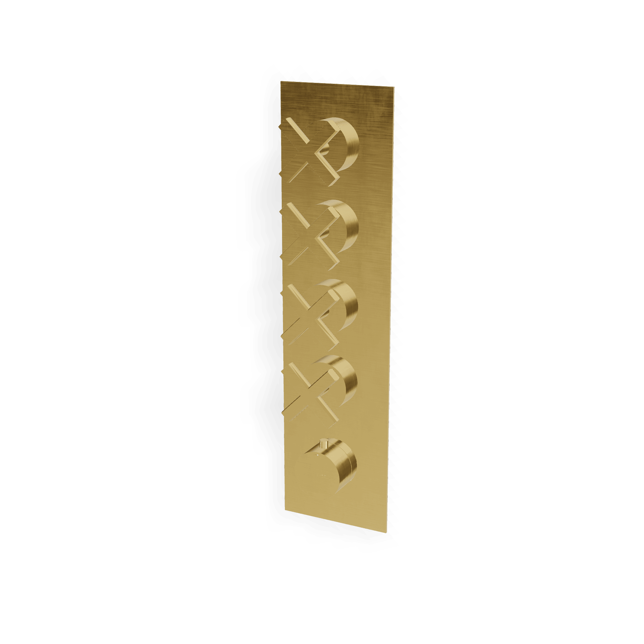 Внешняя часть термостатического смесителя для душа на 4 потребителя Line