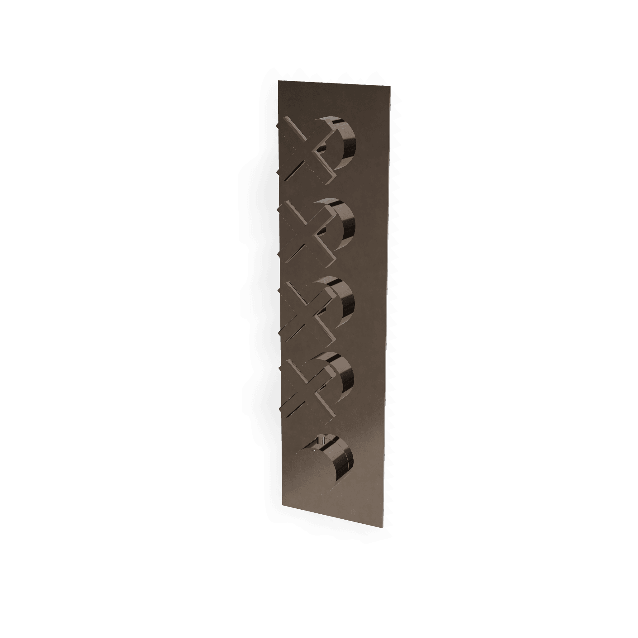 Внешняя часть термостатического смесителя для душа на 4 потребителя Line