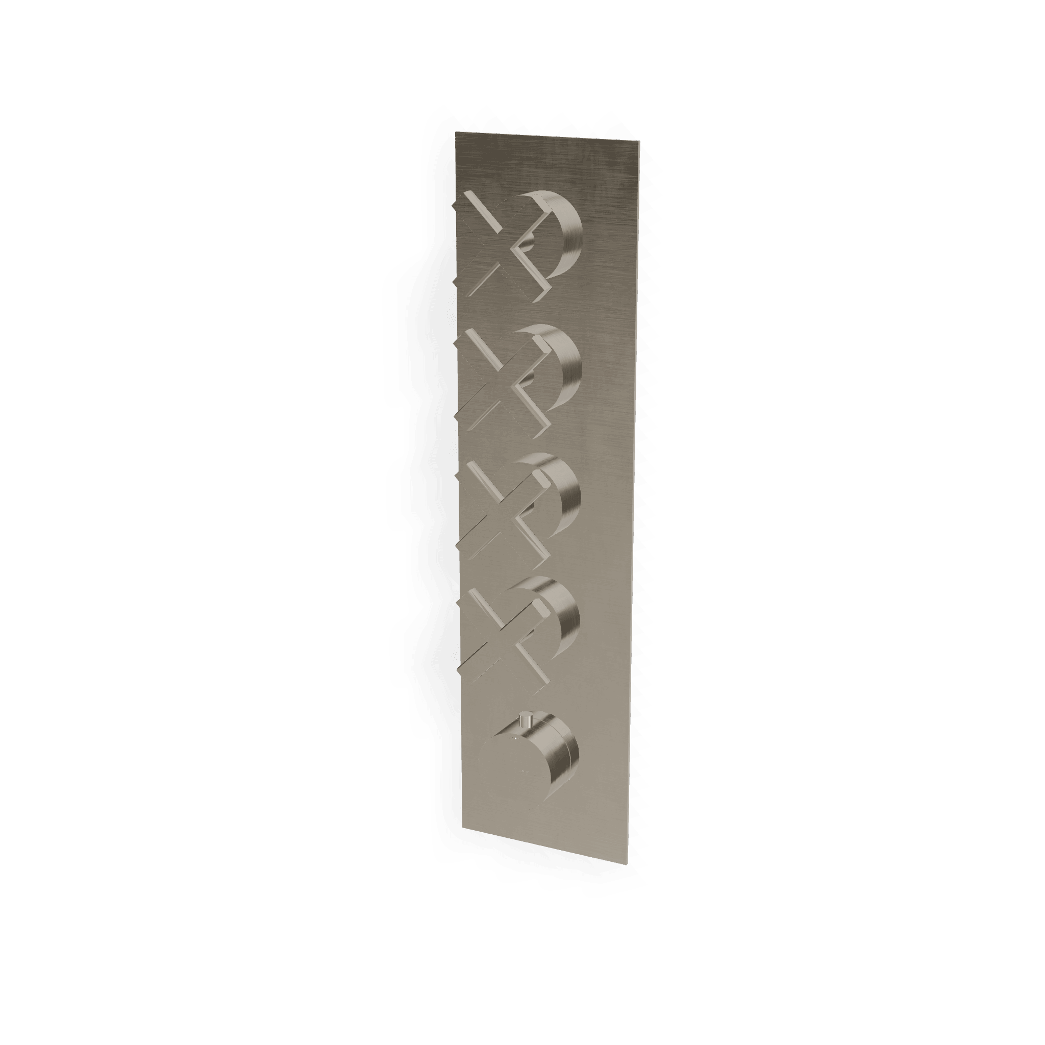 Внешняя часть термостатического смесителя для душа на 4 потребителя Line