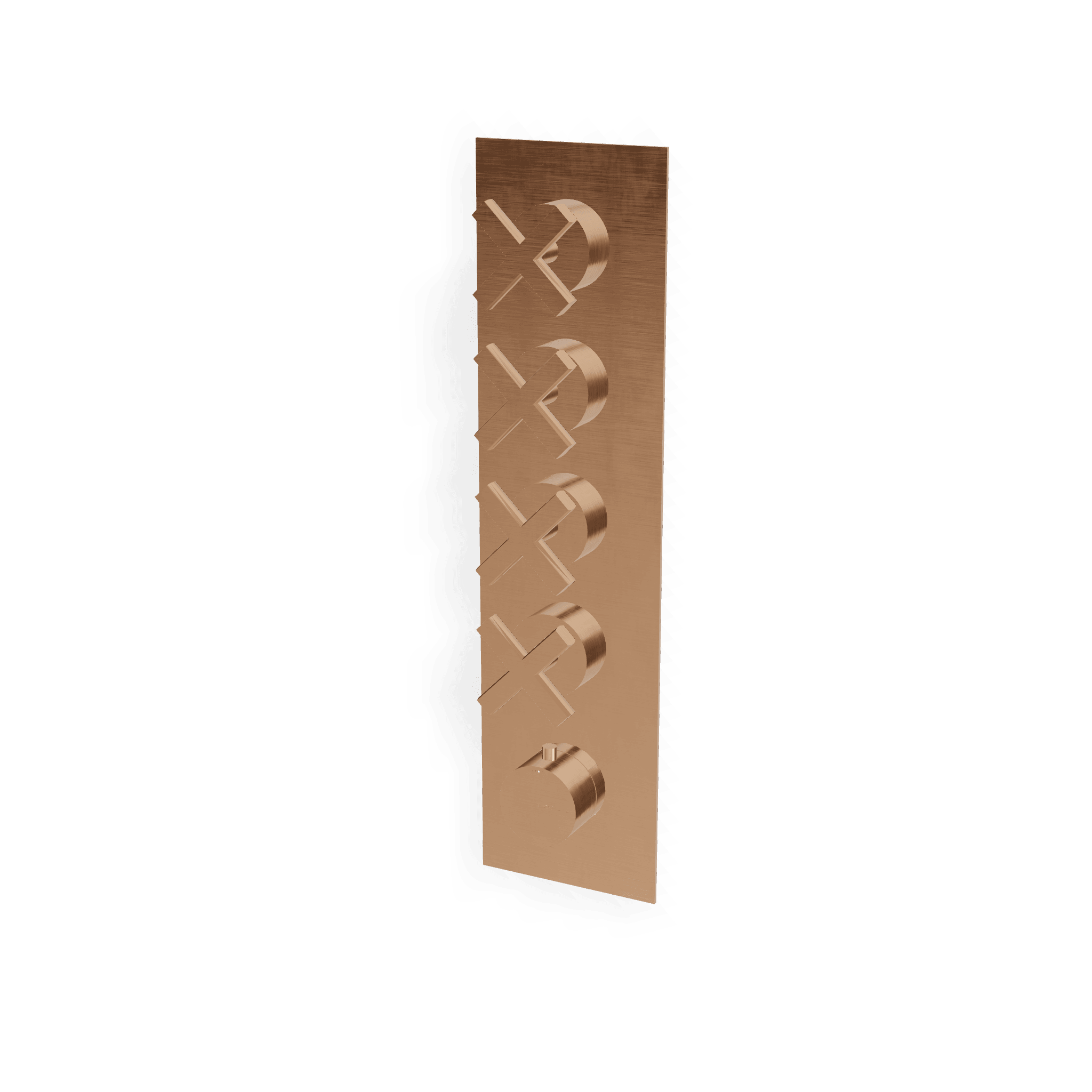 Внешняя часть термостатического смесителя для душа на 4 потребителя Line