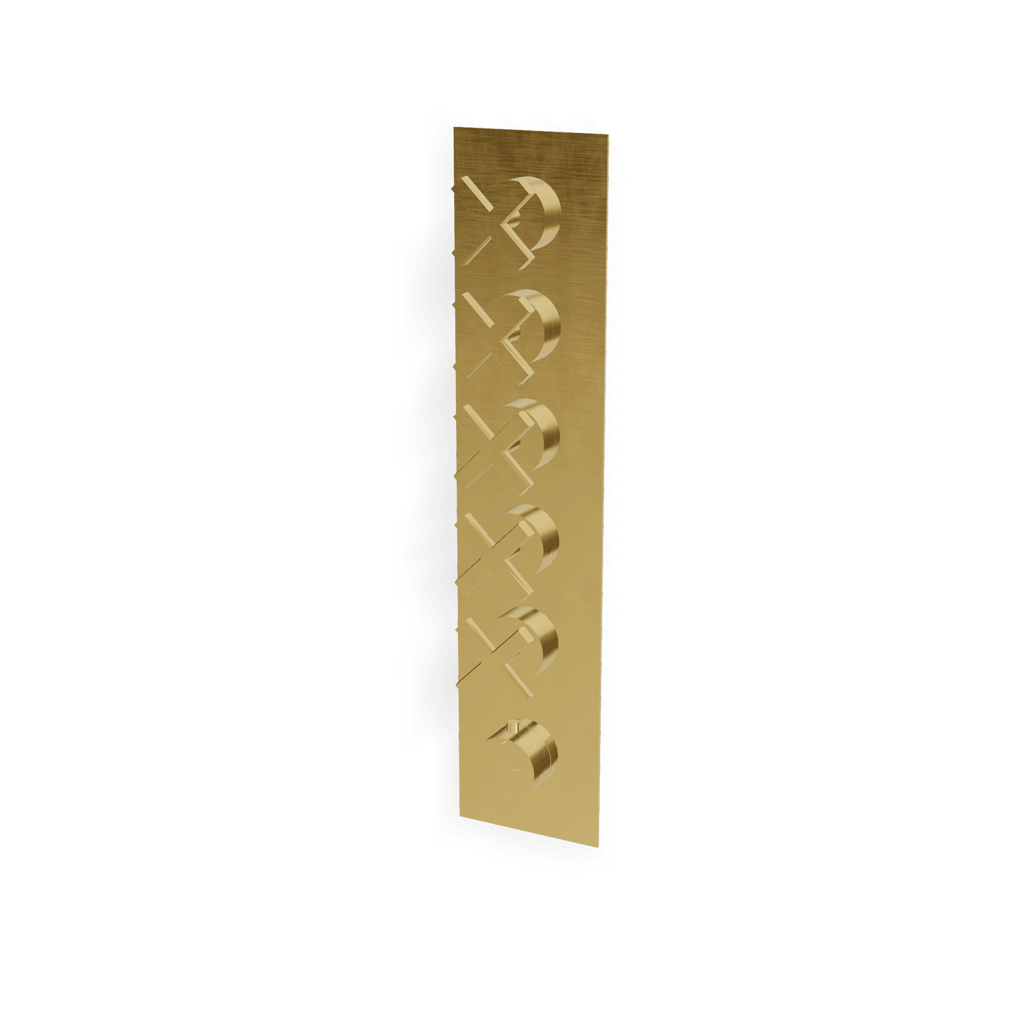 Внешняя часть термостатического смесителя для душа на 5 потребителей Line