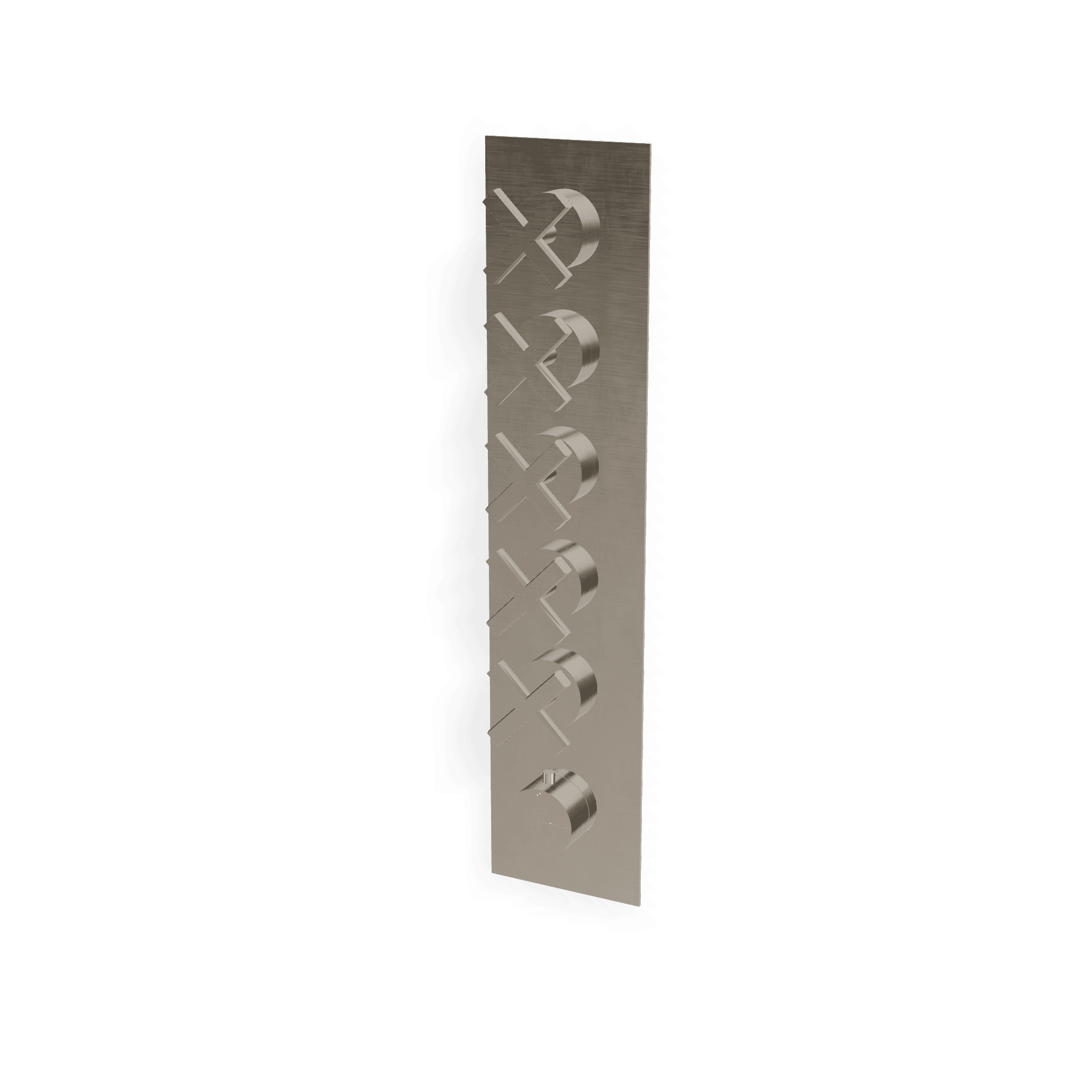 Внешняя часть термостатического смесителя для душа на 5 потребителей Line