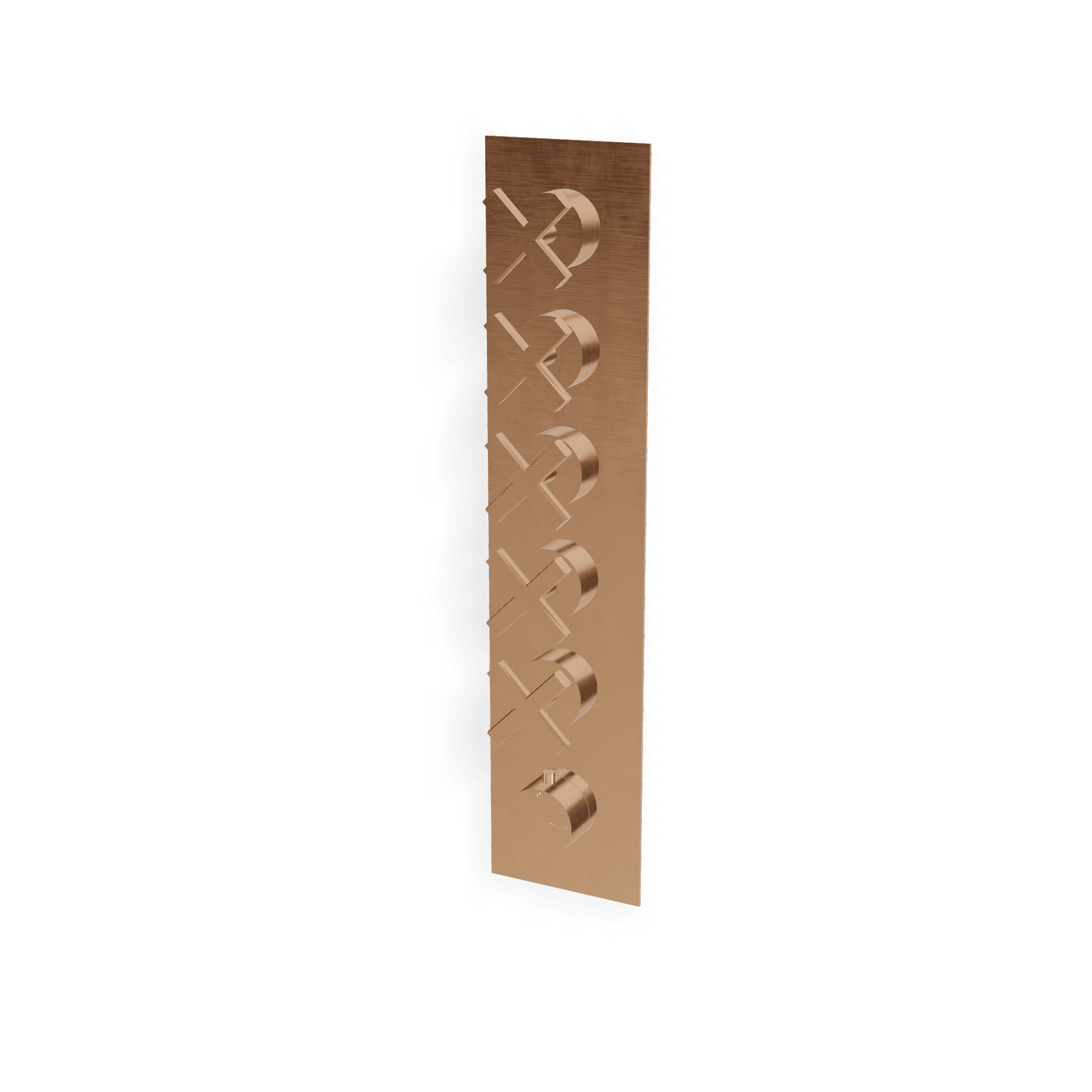 Внешняя часть термостатического смесителя для душа на 5 потребителей Line