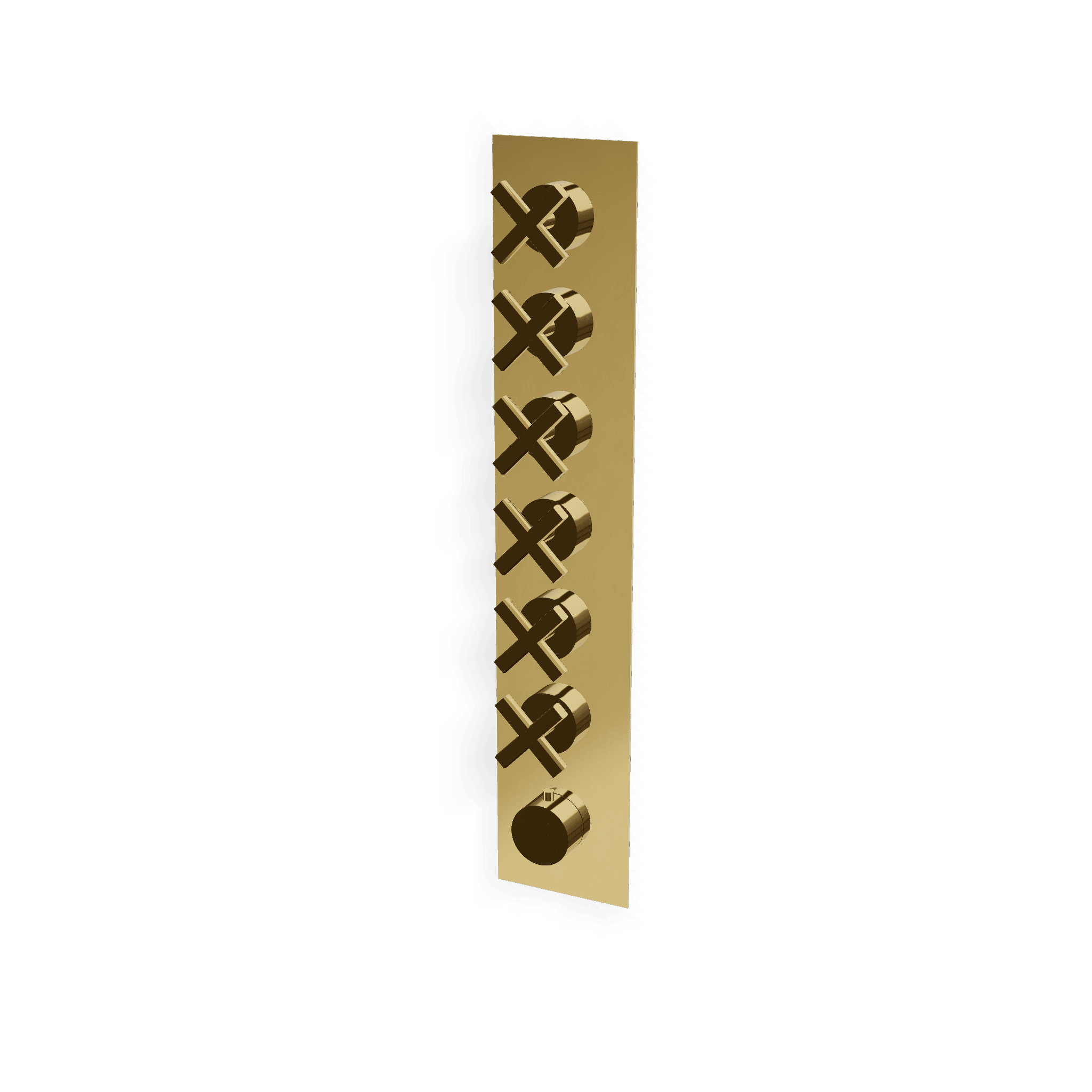 Внешняя часть термостатического смесителя для душа на 6 потребителей Line