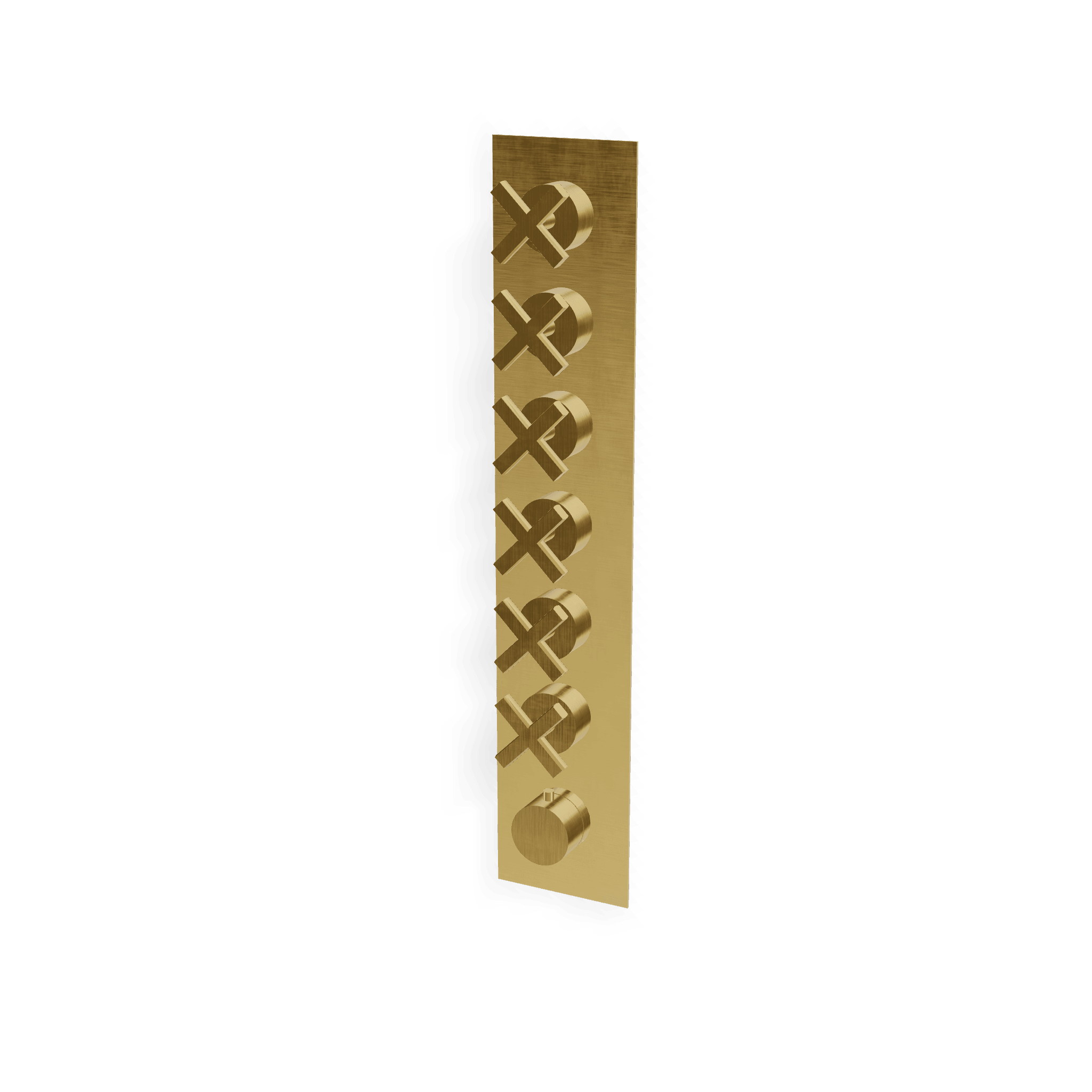 Внешняя часть термостатического смесителя для душа на 6 потребителей Line