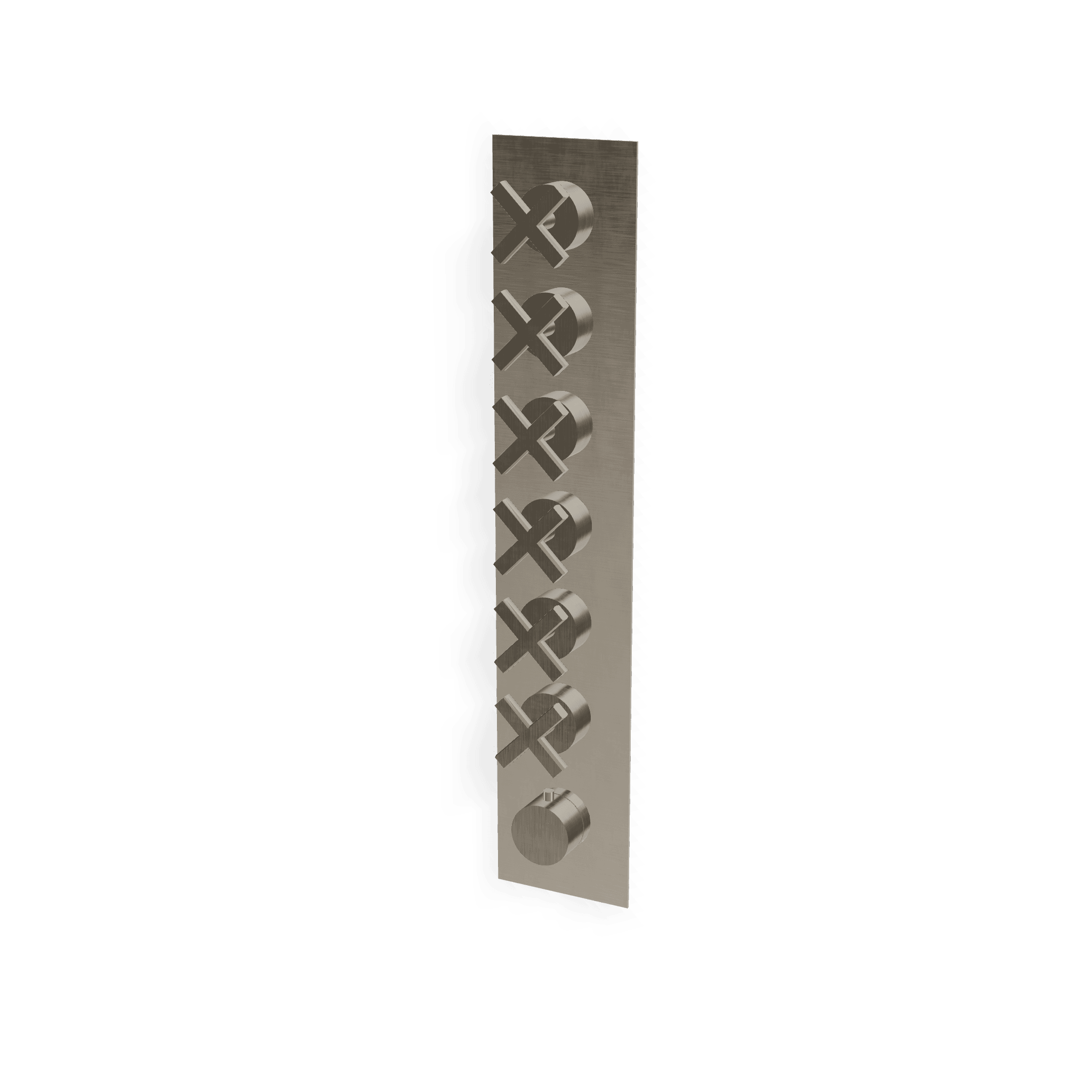 Внешняя часть термостатического смесителя для душа на 6 потребителей Line