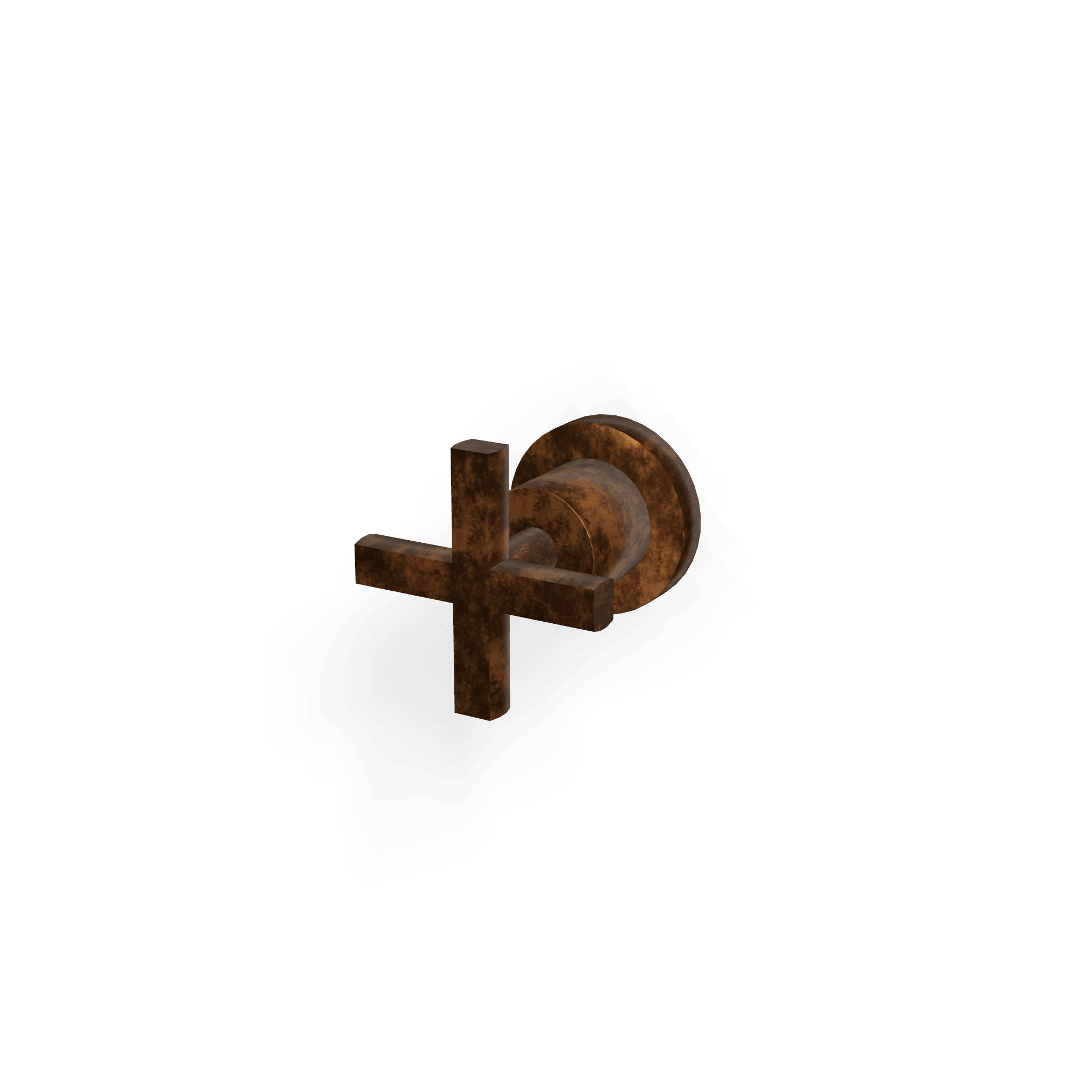 Внешняя часть запорного вентиля 1/2