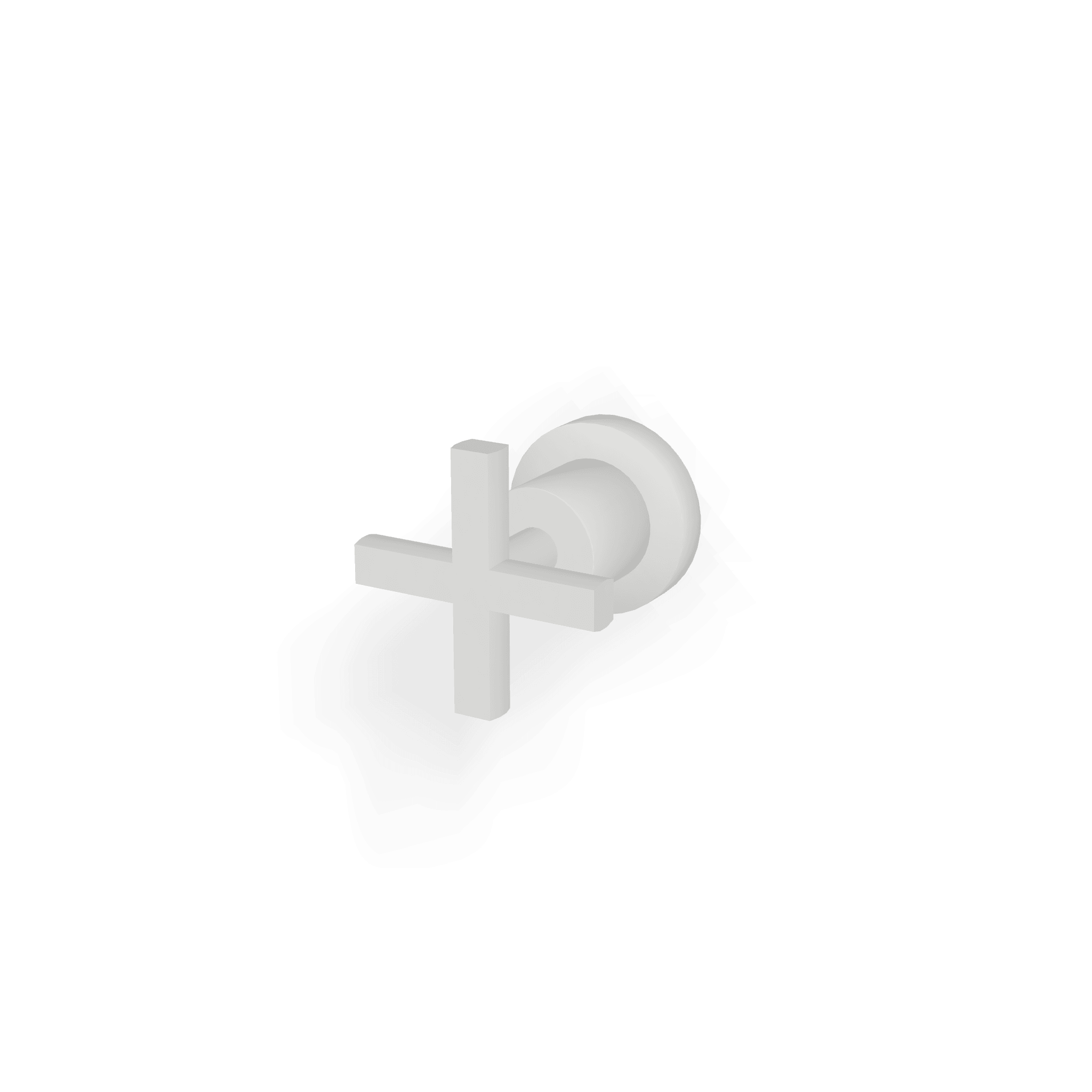 Внешняя часть запорного вентиля 1/2