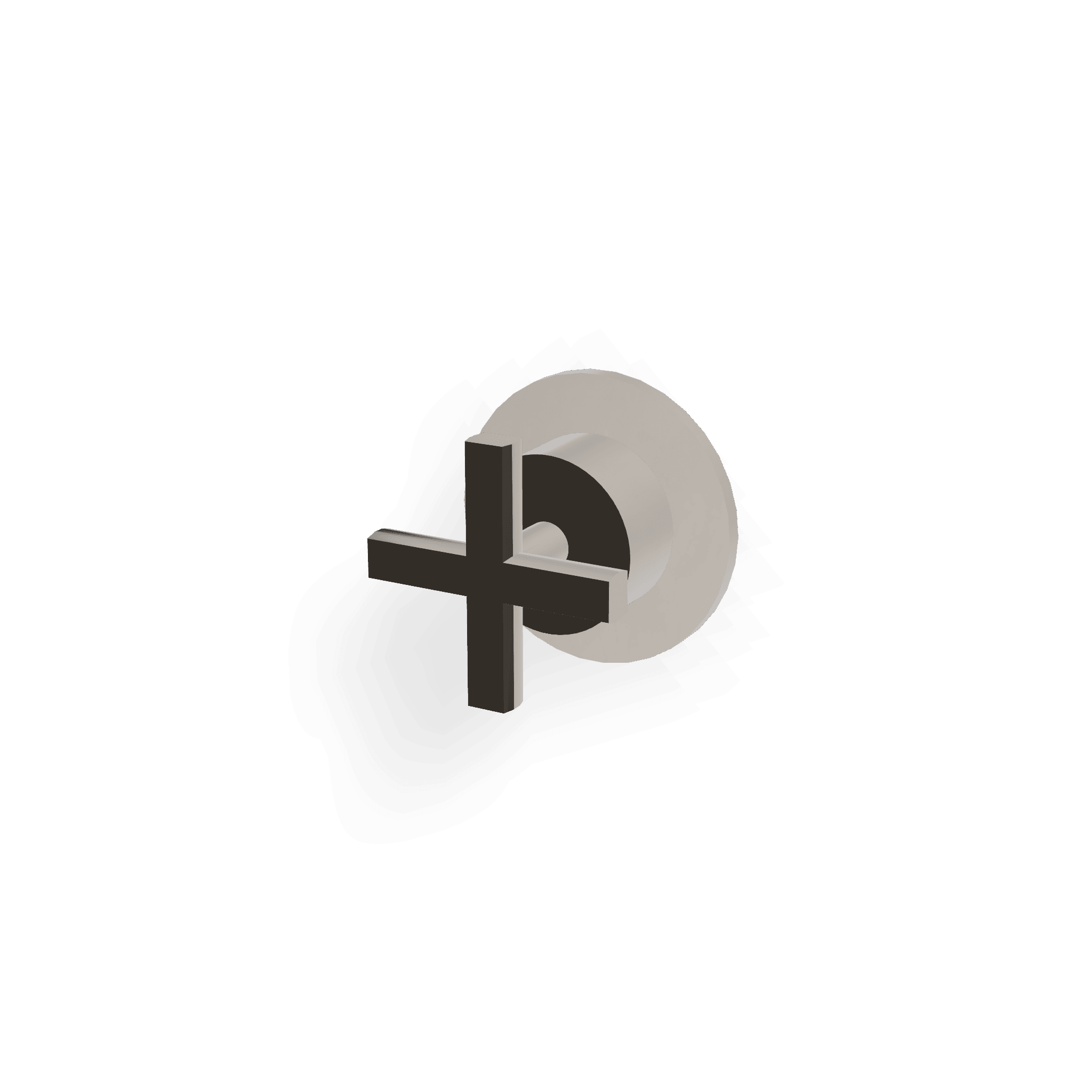 Внешняя часть девиатора на 2 потребителя, без перекрытия Line