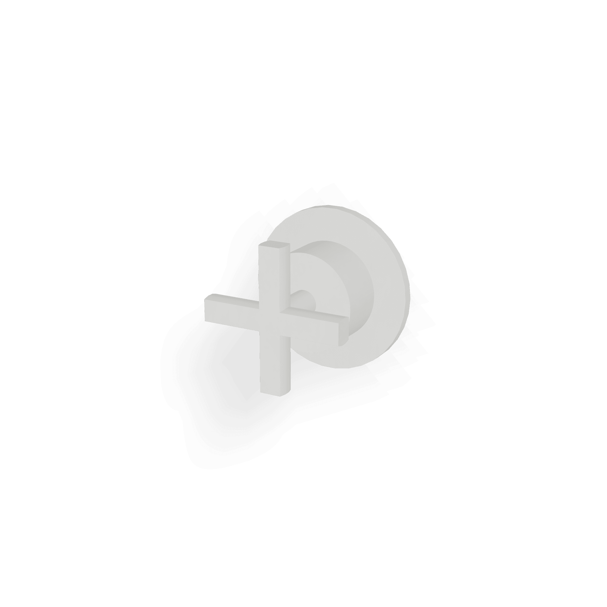 Внешняя часть девиатора на 2 потребителя, без перекрытия Line