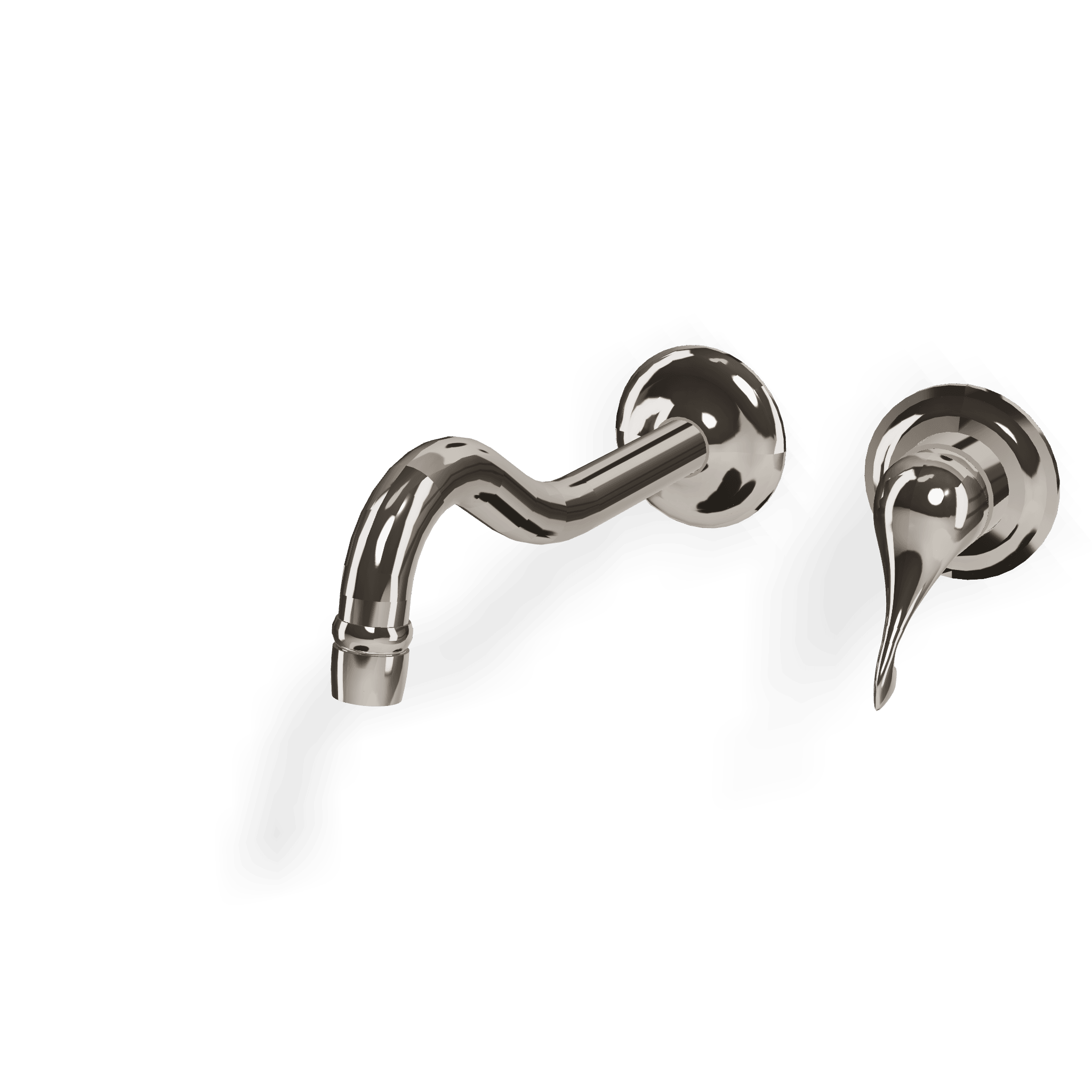 Внешняя часть смесителя для раковины из стены 227 мм Piccadilly