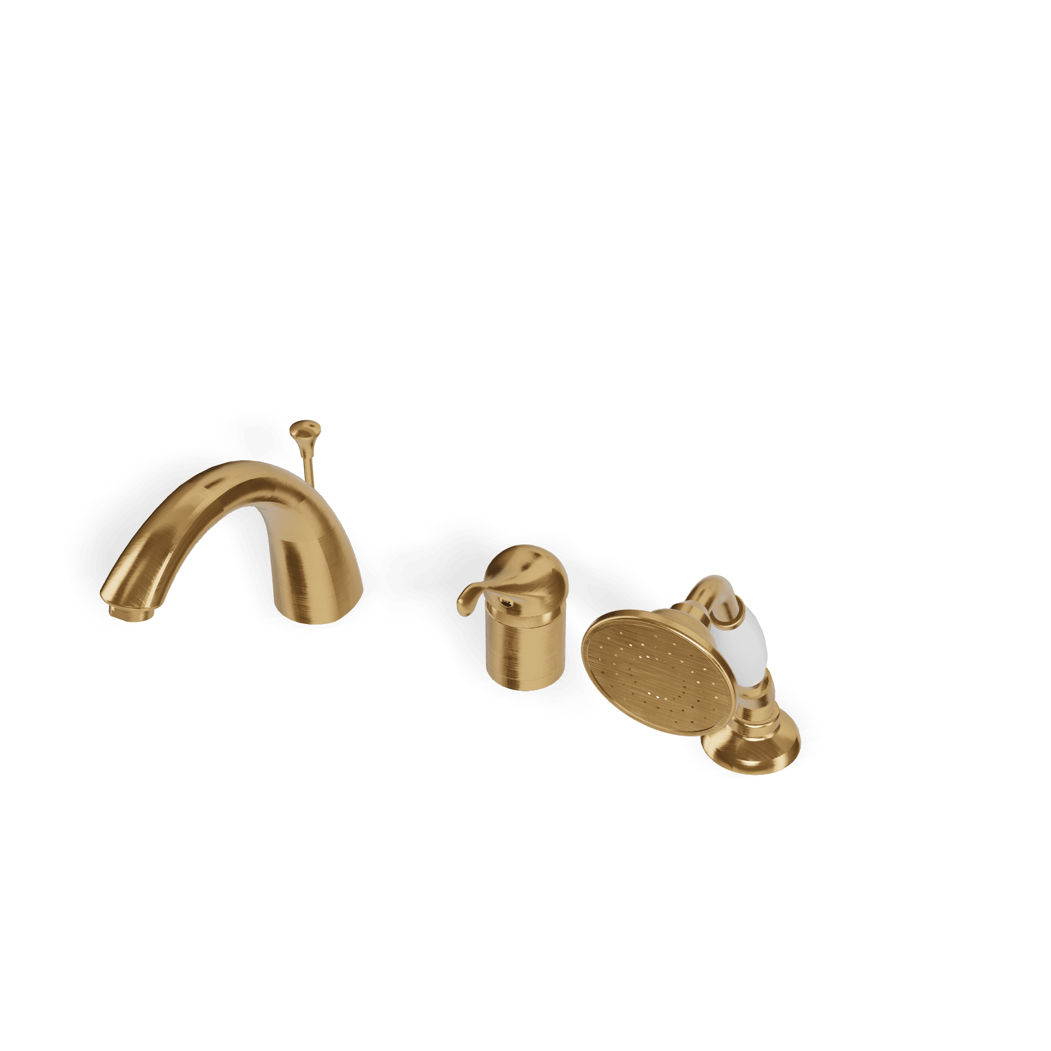 Смеситель на борт ванны на 3 отверстия Picadilly