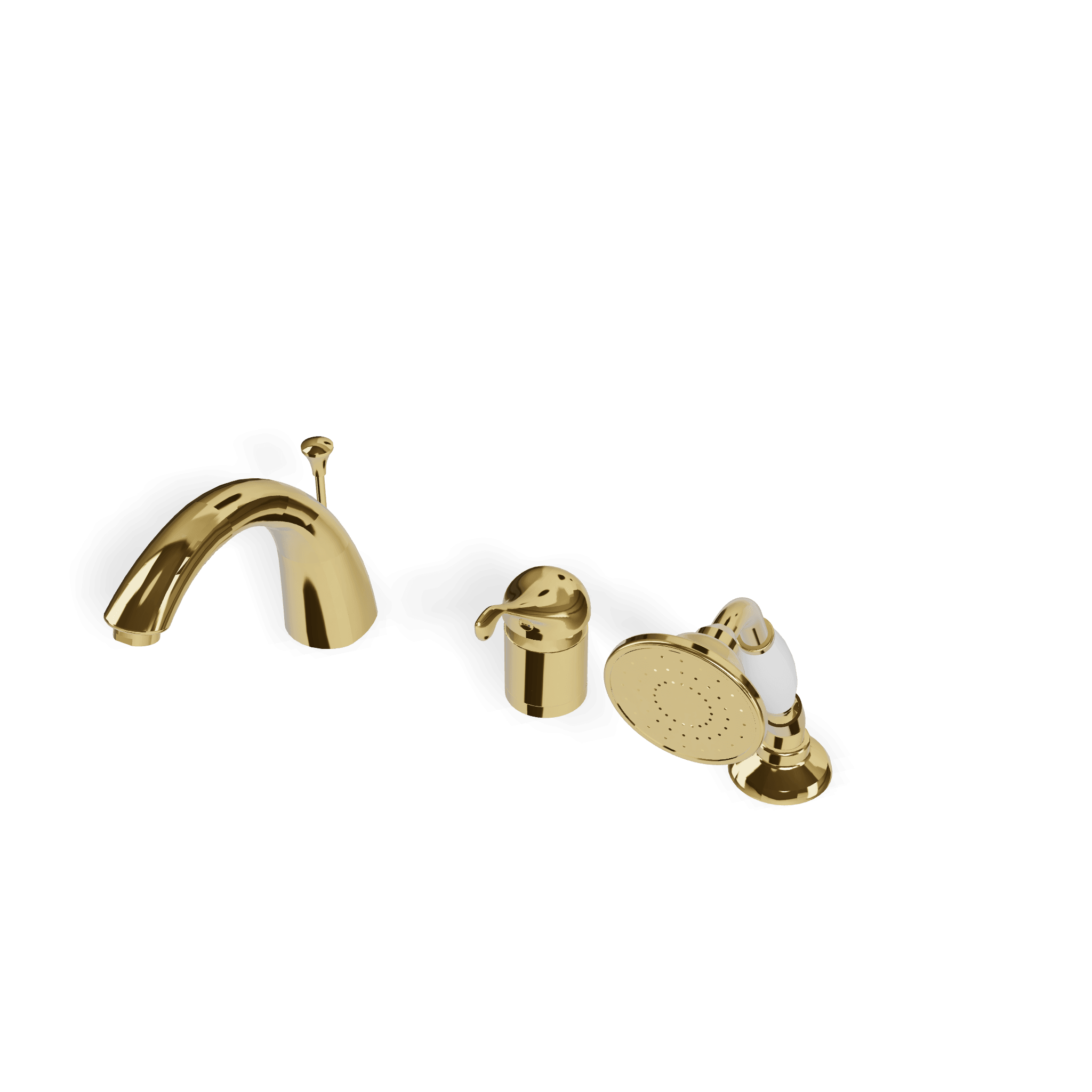 Смеситель на борт ванны на 3 отверстия Picadilly