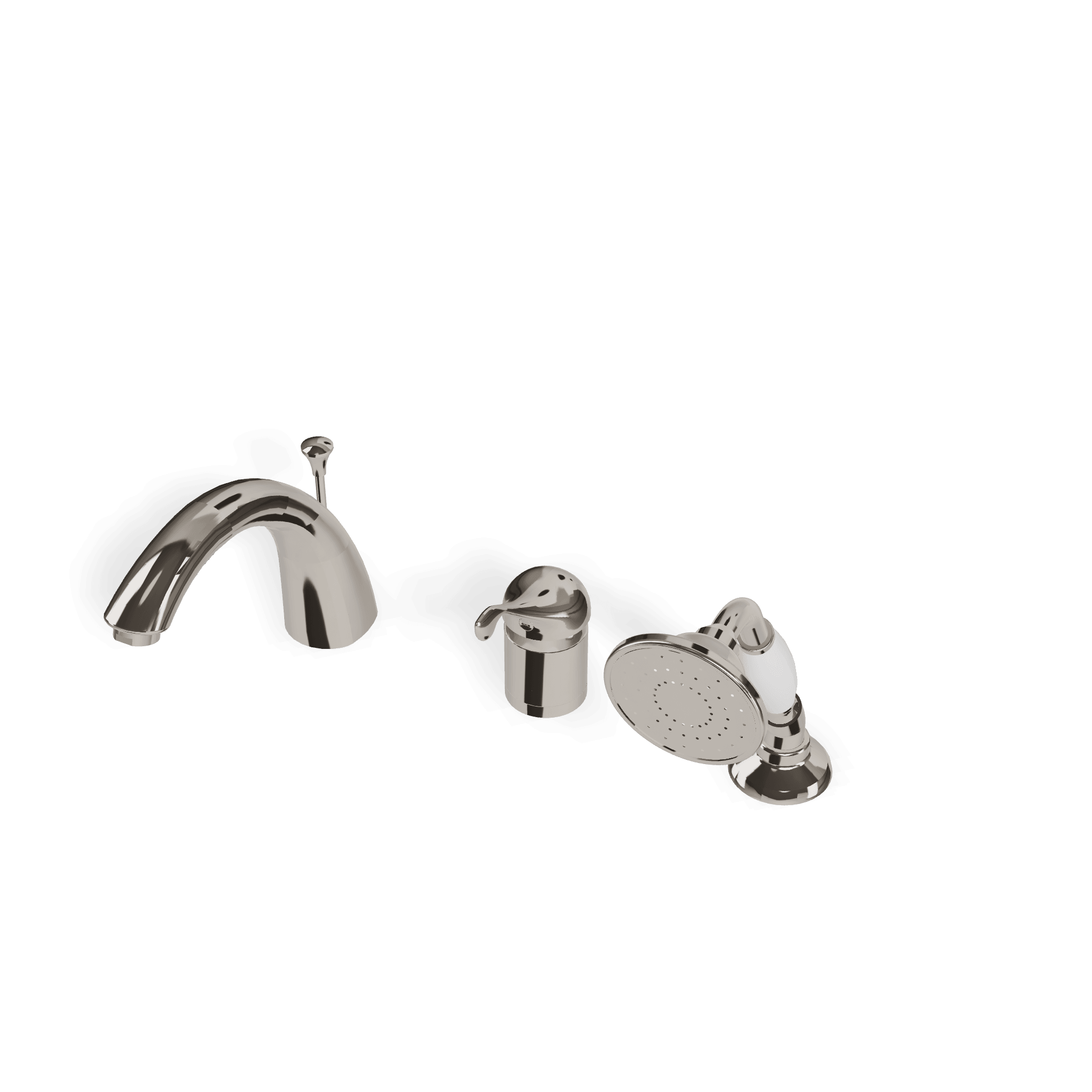 Смеситель на борт ванны на 3 отверстия Picadilly