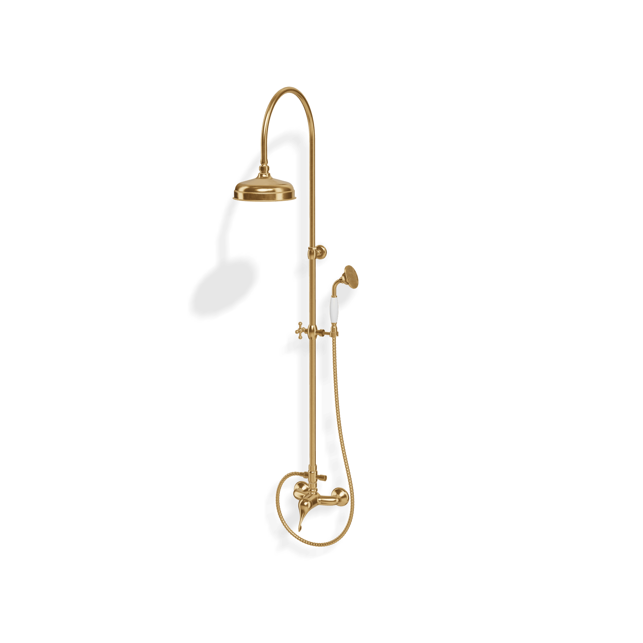 Душевая колонна со смесителем, ручным и верхним душем диаметром 200 мм Piccadilly