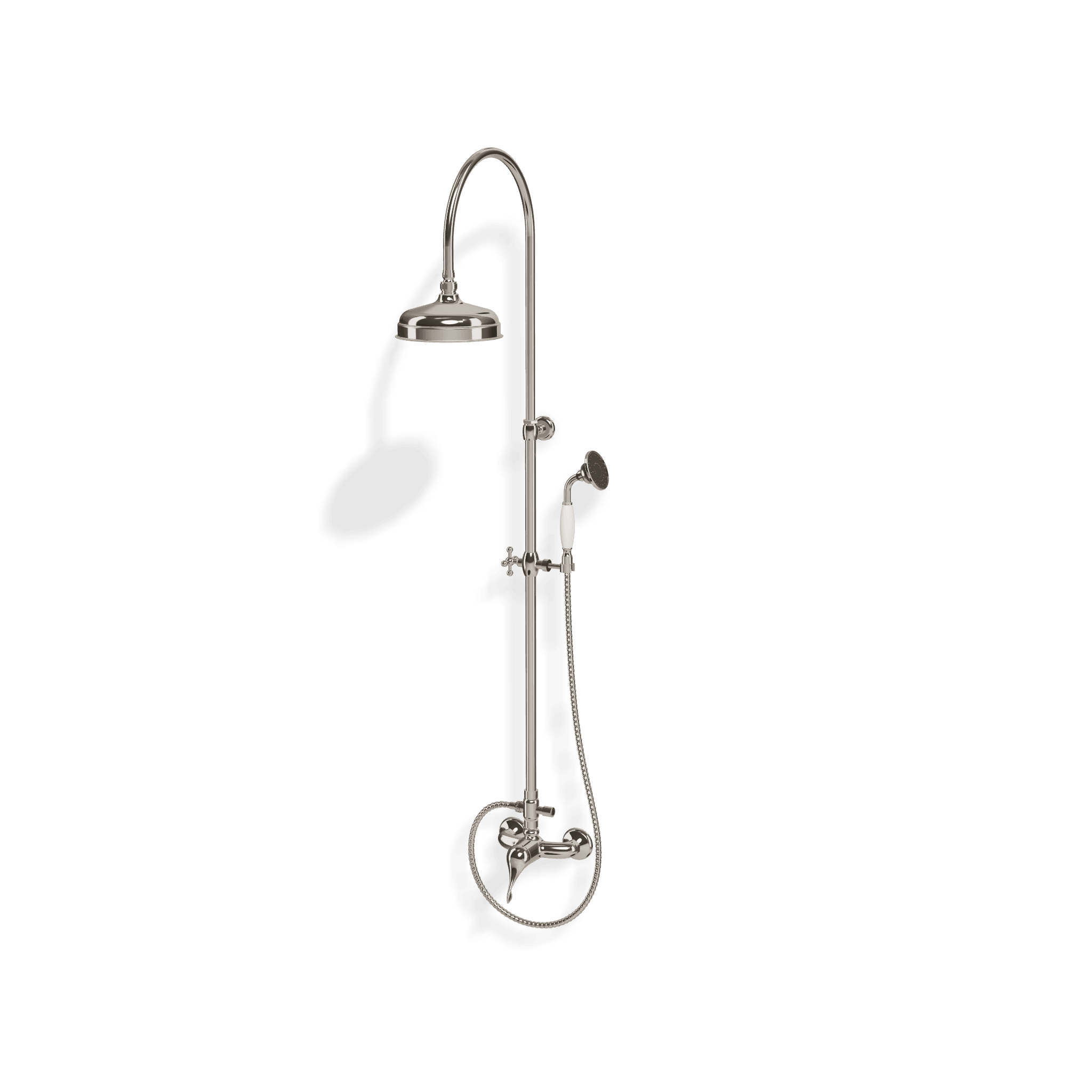 Душевая колонна со смесителем, ручным и верхним душем диаметром 200 мм Piccadilly