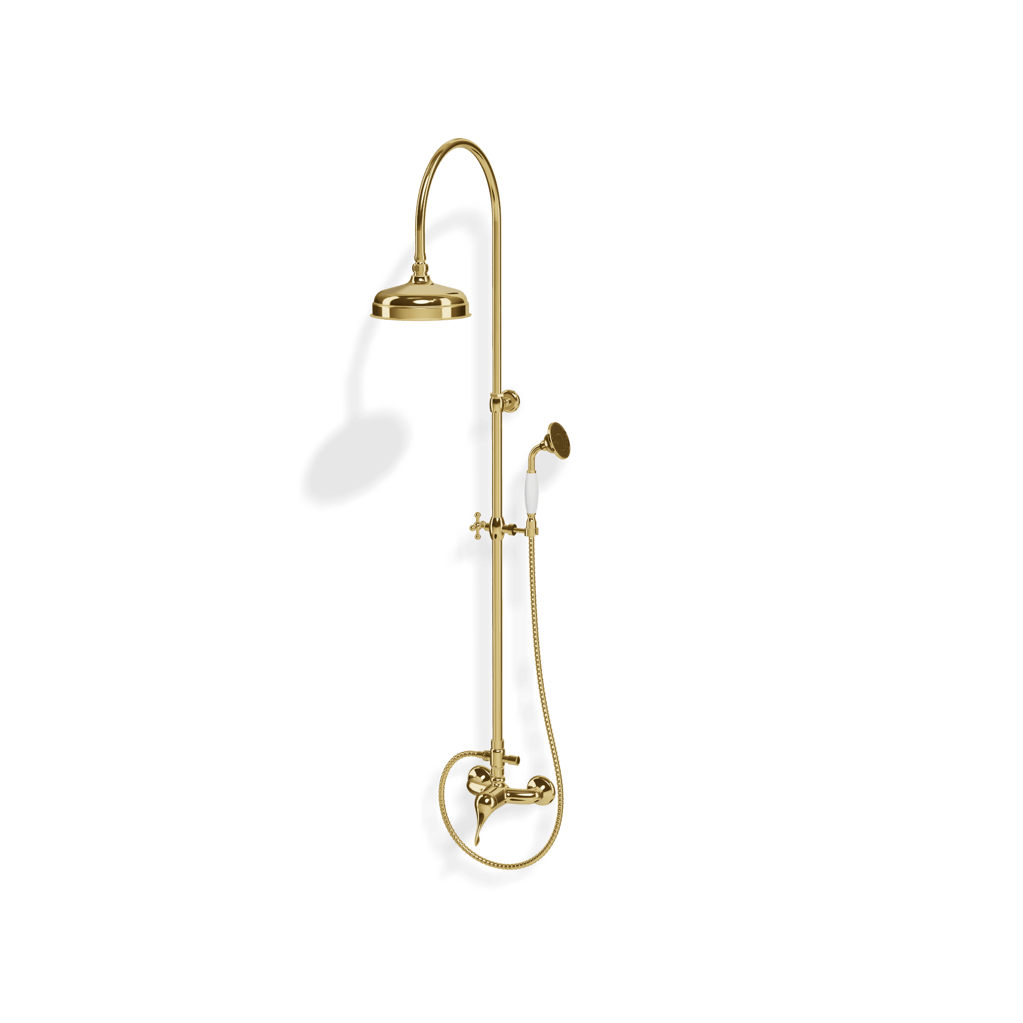 Душевая колонна со смесителем, ручным и верхним душем диаметром 200 мм Piccadilly