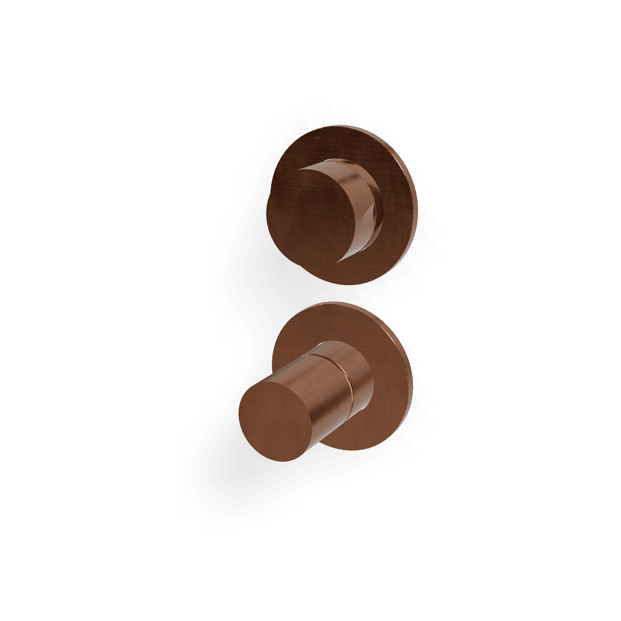 Внешняя часть смесителя для душа на 2 потребителя 28mm