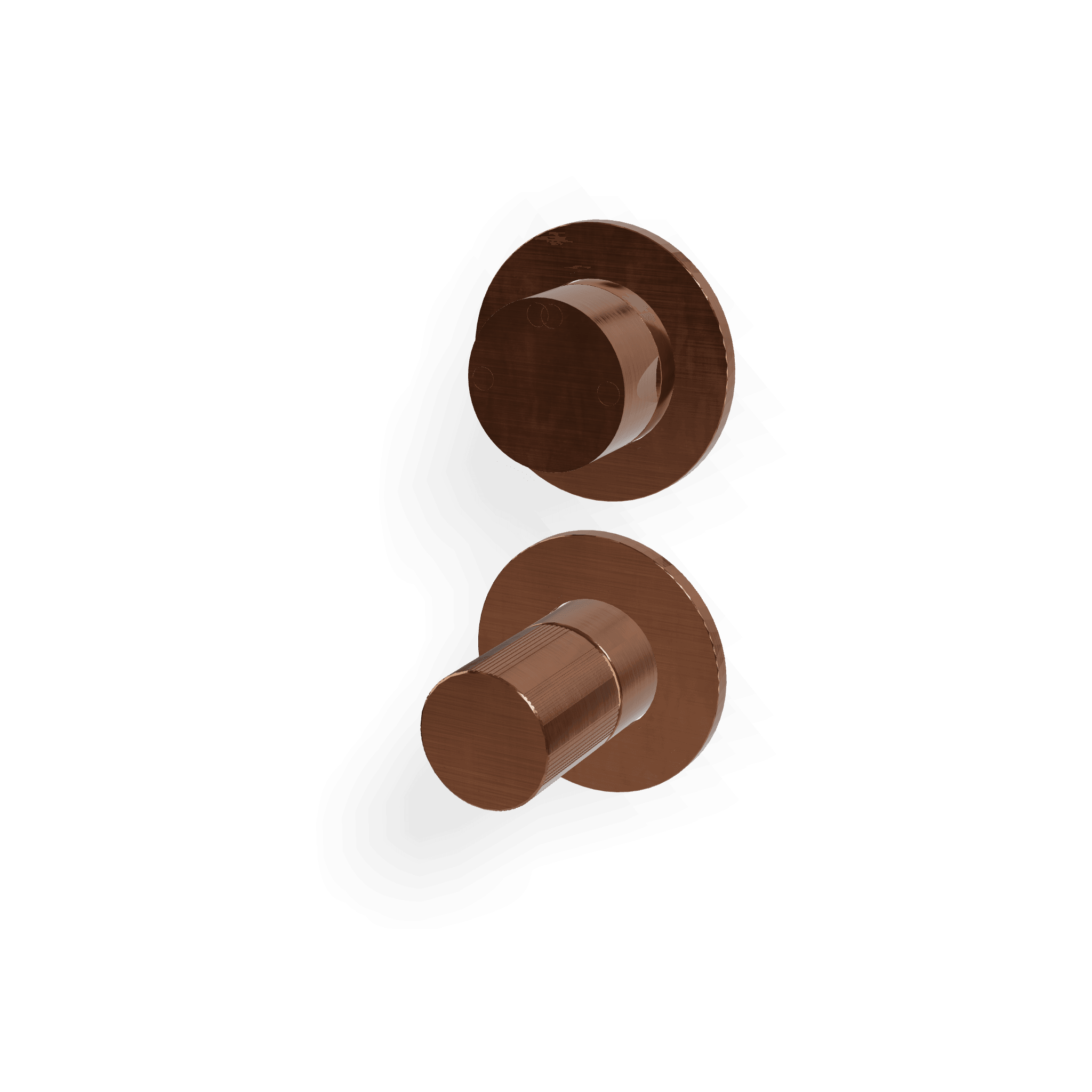 Внешняя часть смесителя для душа на 2 потребителя 28mm