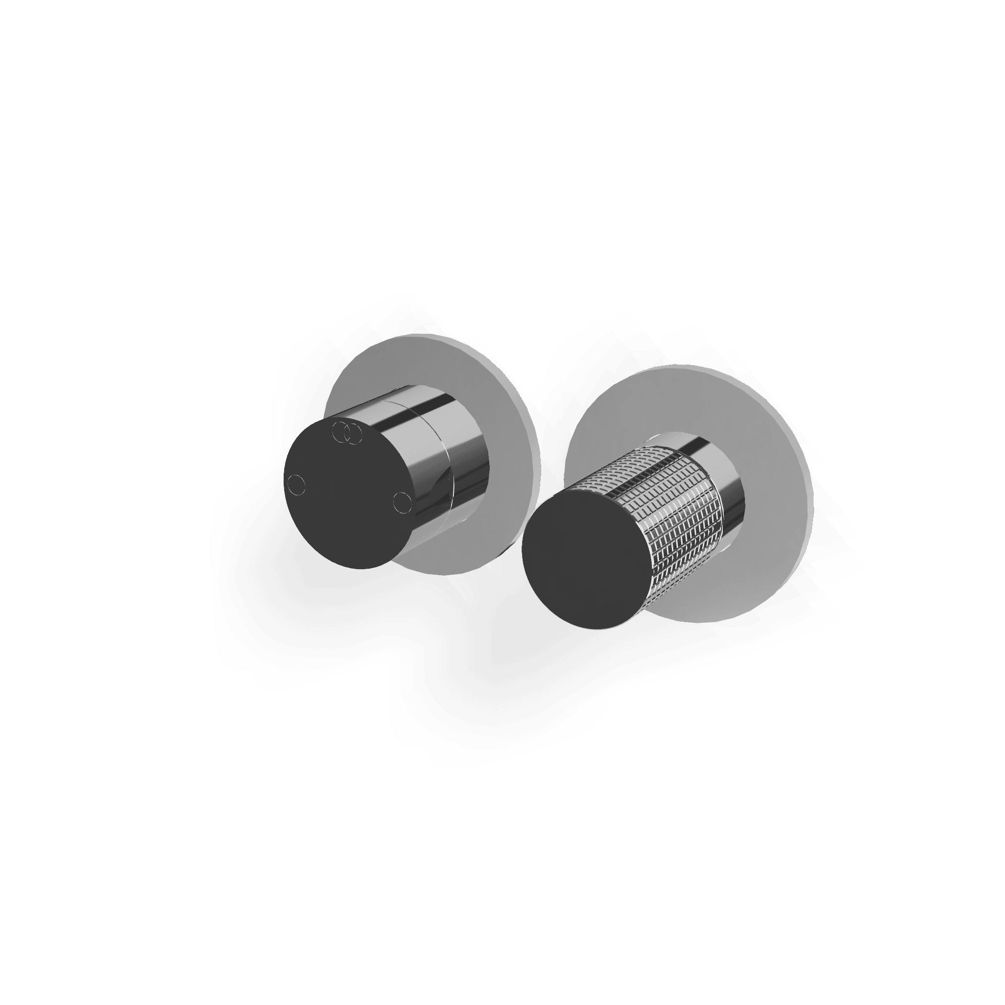 Внешняя часть смесителя для душа на 2 потребителя T30