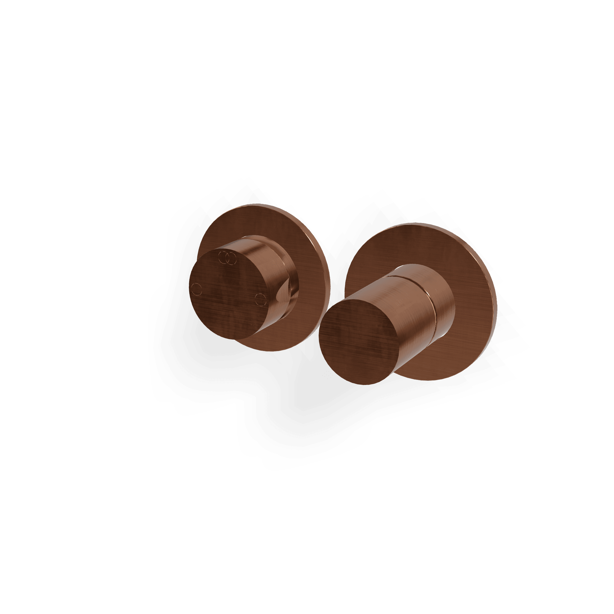 Внешняя часть смесителя для душа на 2 потребителя 28mm