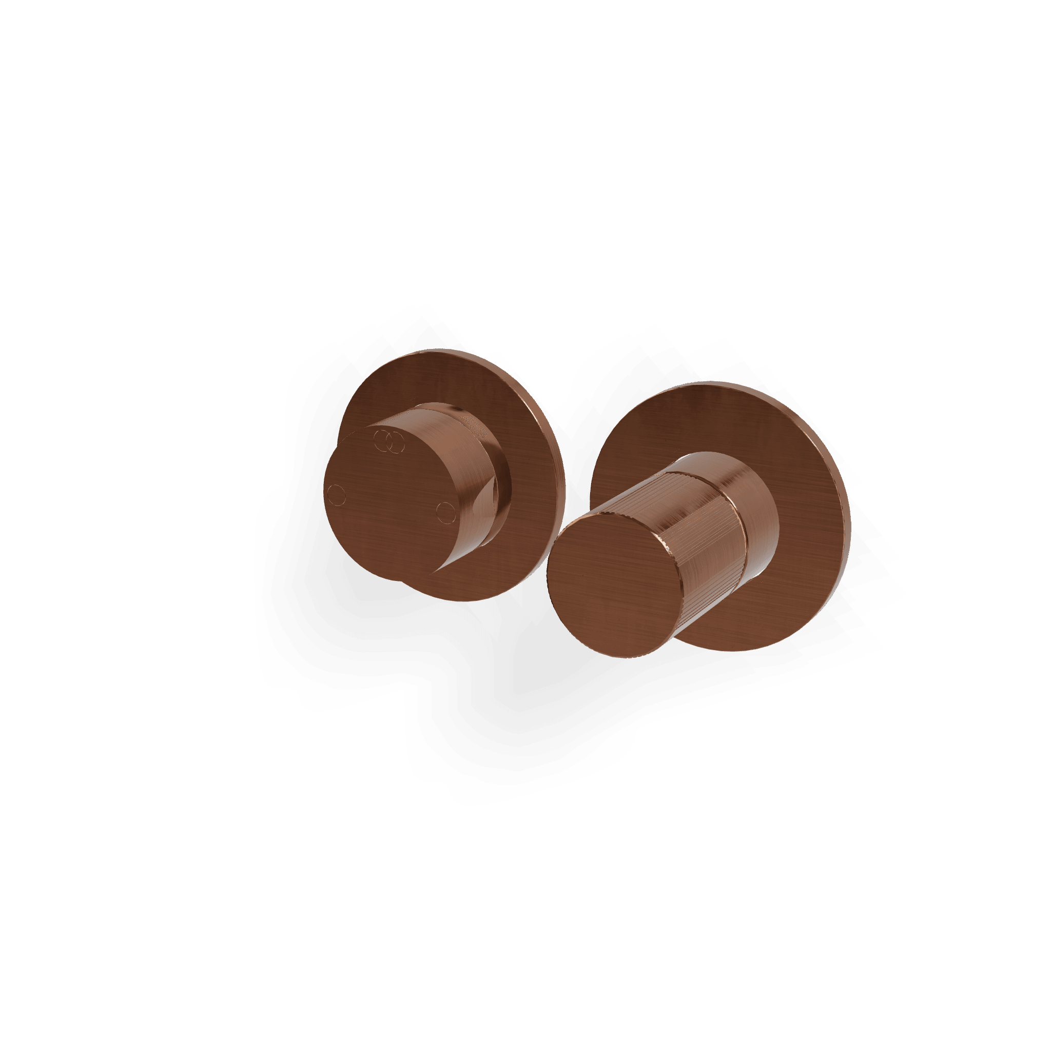 Внешняя часть смесителя для душа на 2 потребителя 28mm