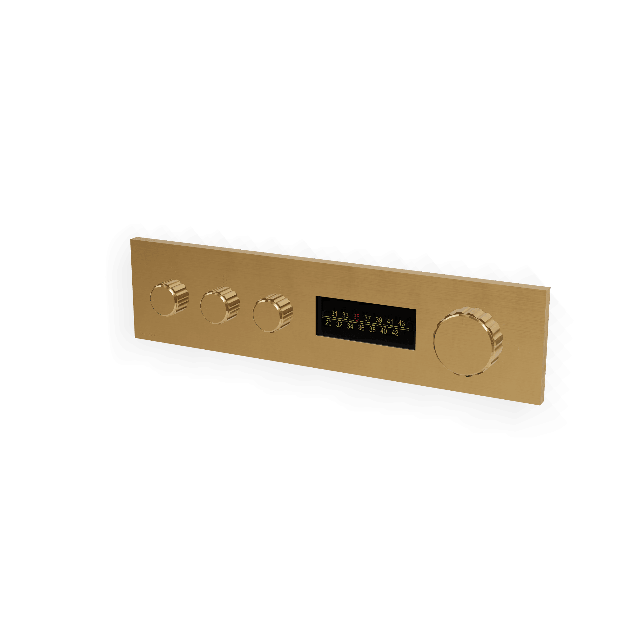 Внешняя часть термостатического смесителя для душа на 3 потребителя W-70S