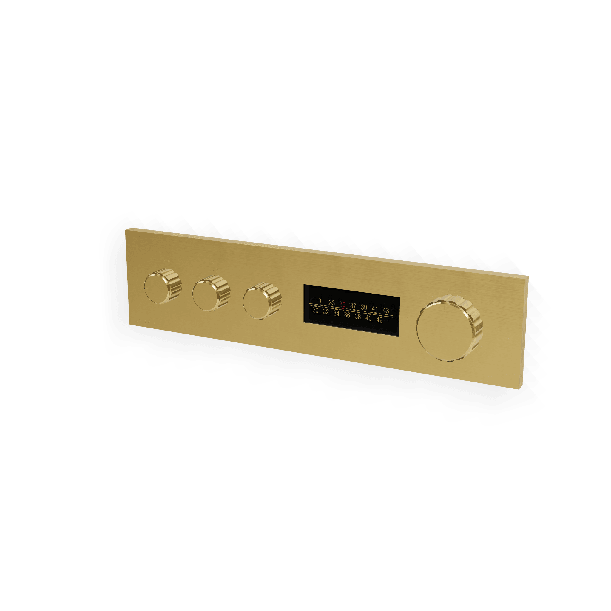 Внешняя часть термостатического смесителя для душа на 3 потребителя W-70S