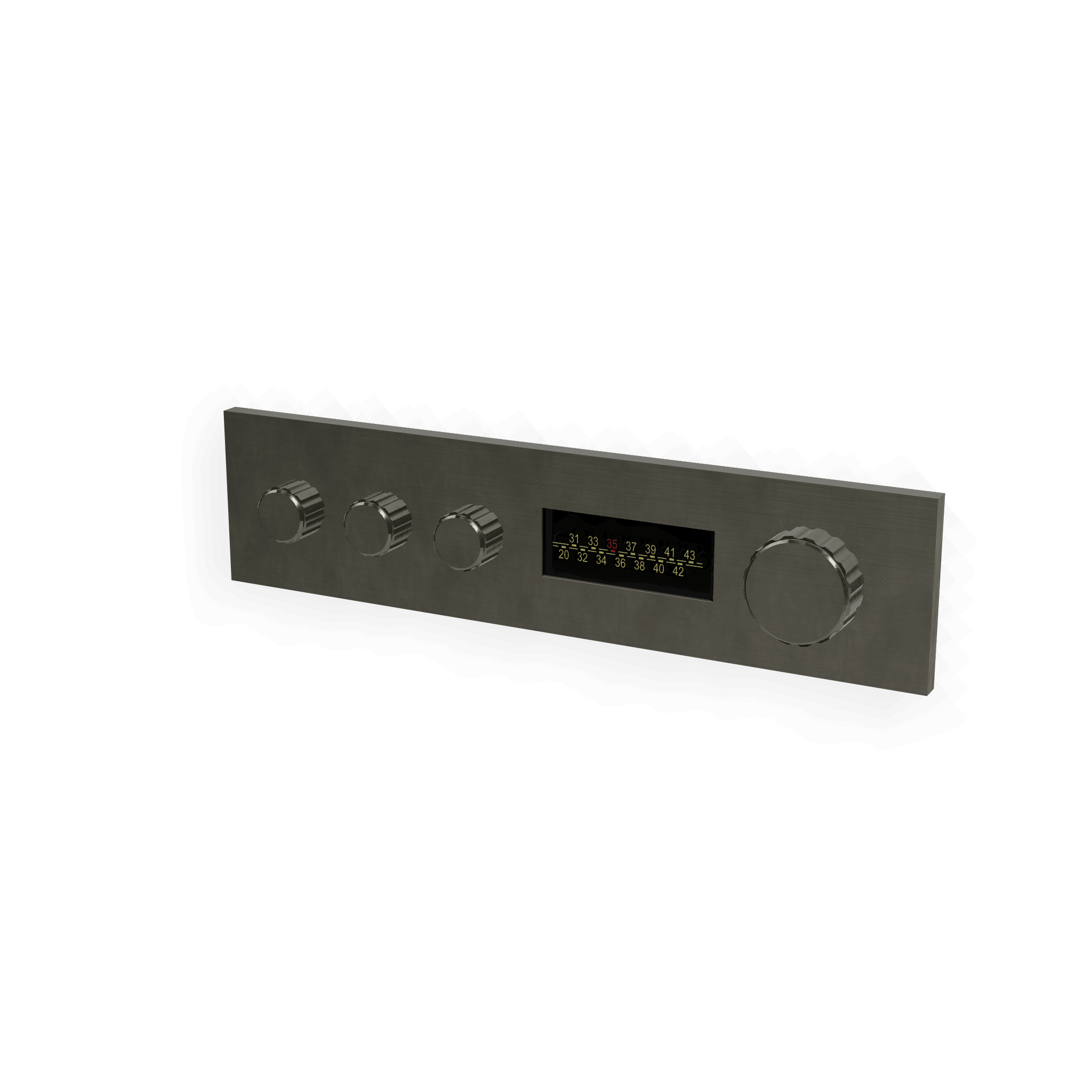 Внешняя часть термостатического смесителя для душа на 3 потребителя W-70S