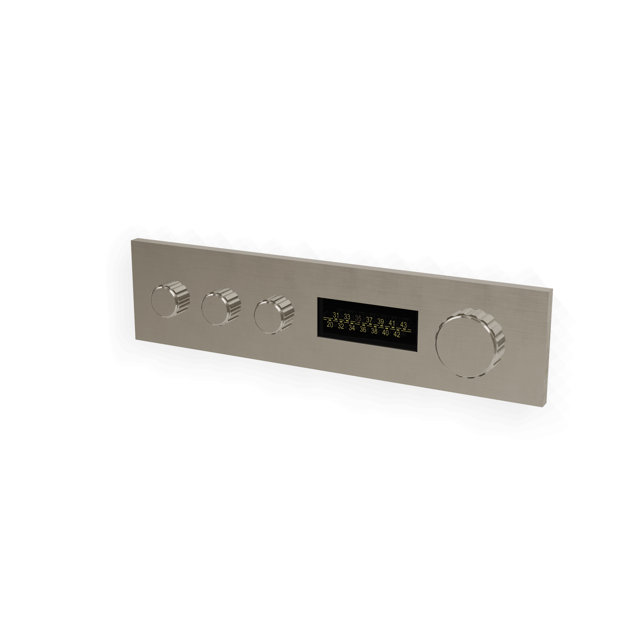 Внешняя часть термостатического смесителя для душа на 3 потребителя W-70S