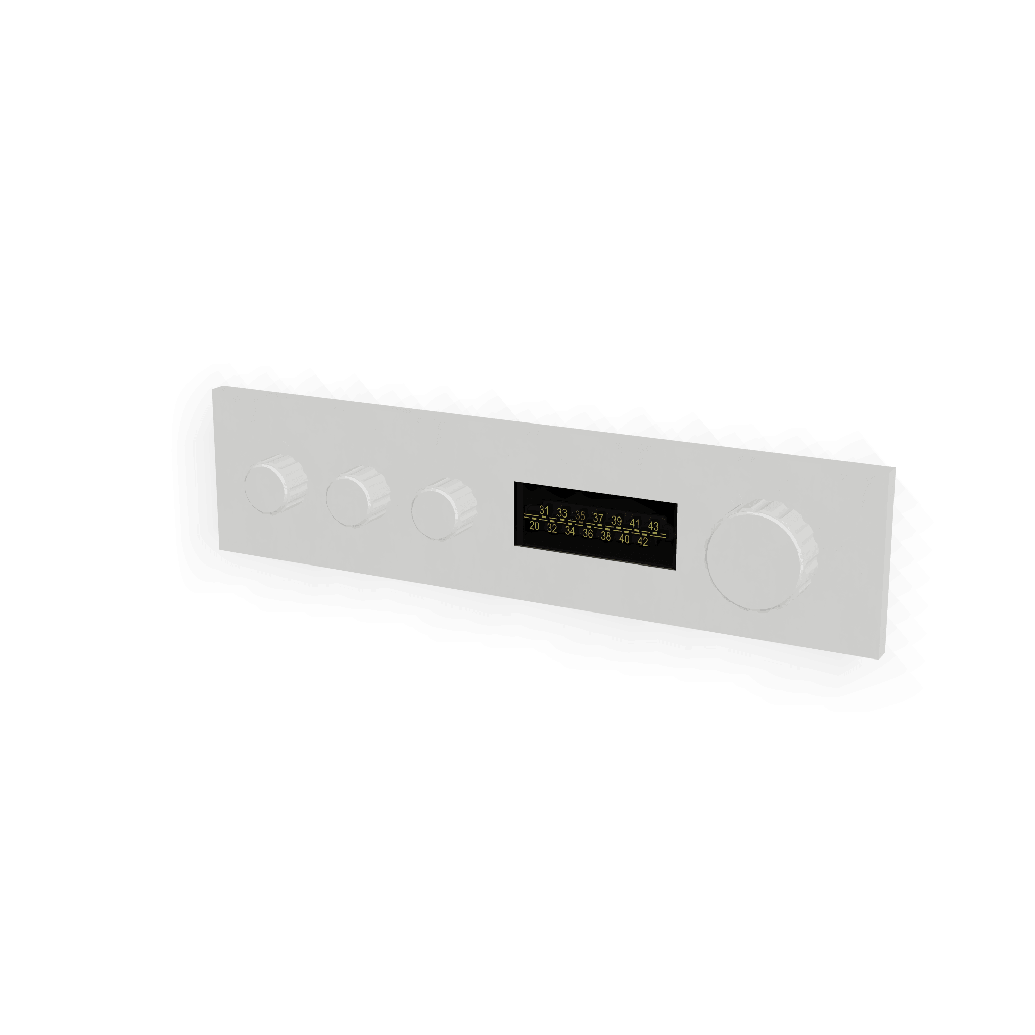 Внешняя часть термостатического смесителя для душа на 3 потребителя W-70S