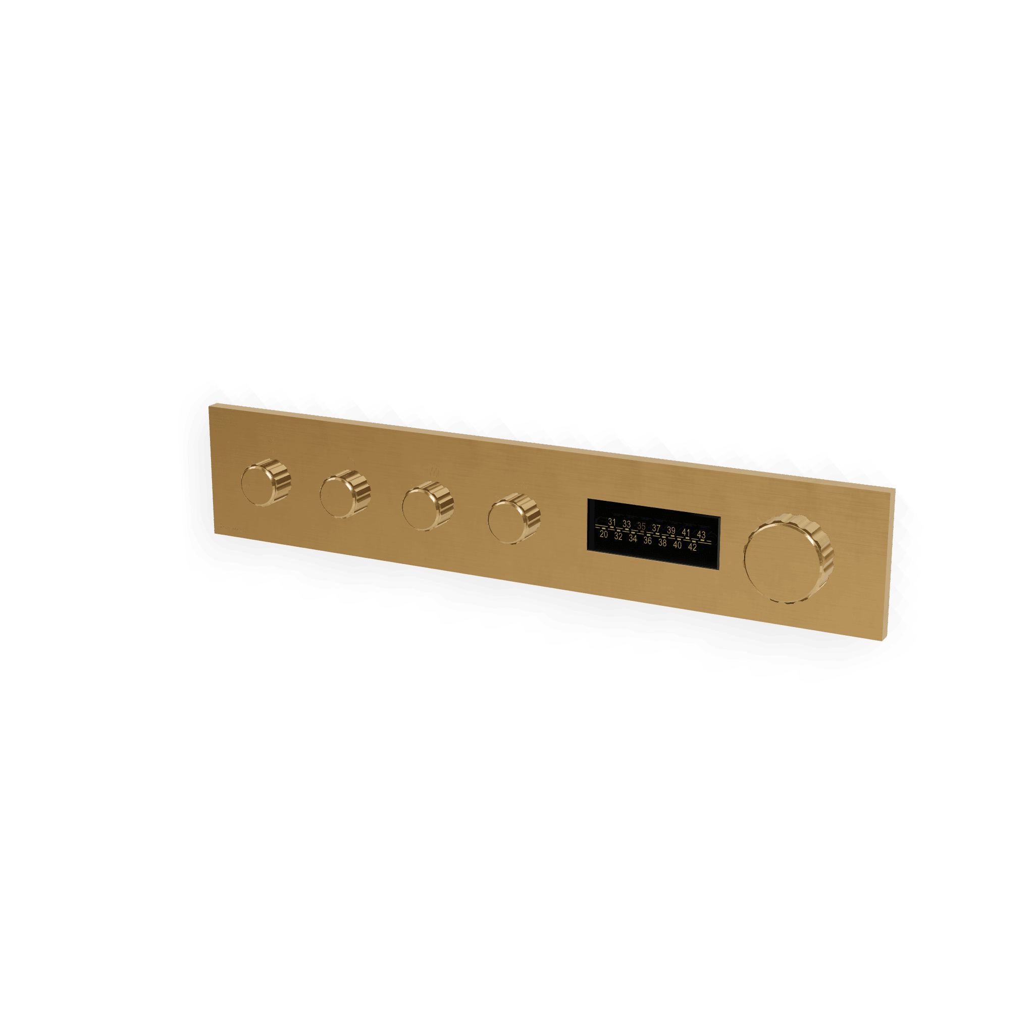 Внешняя часть термостатического смесителя для душа на 4 потребителя W-70S