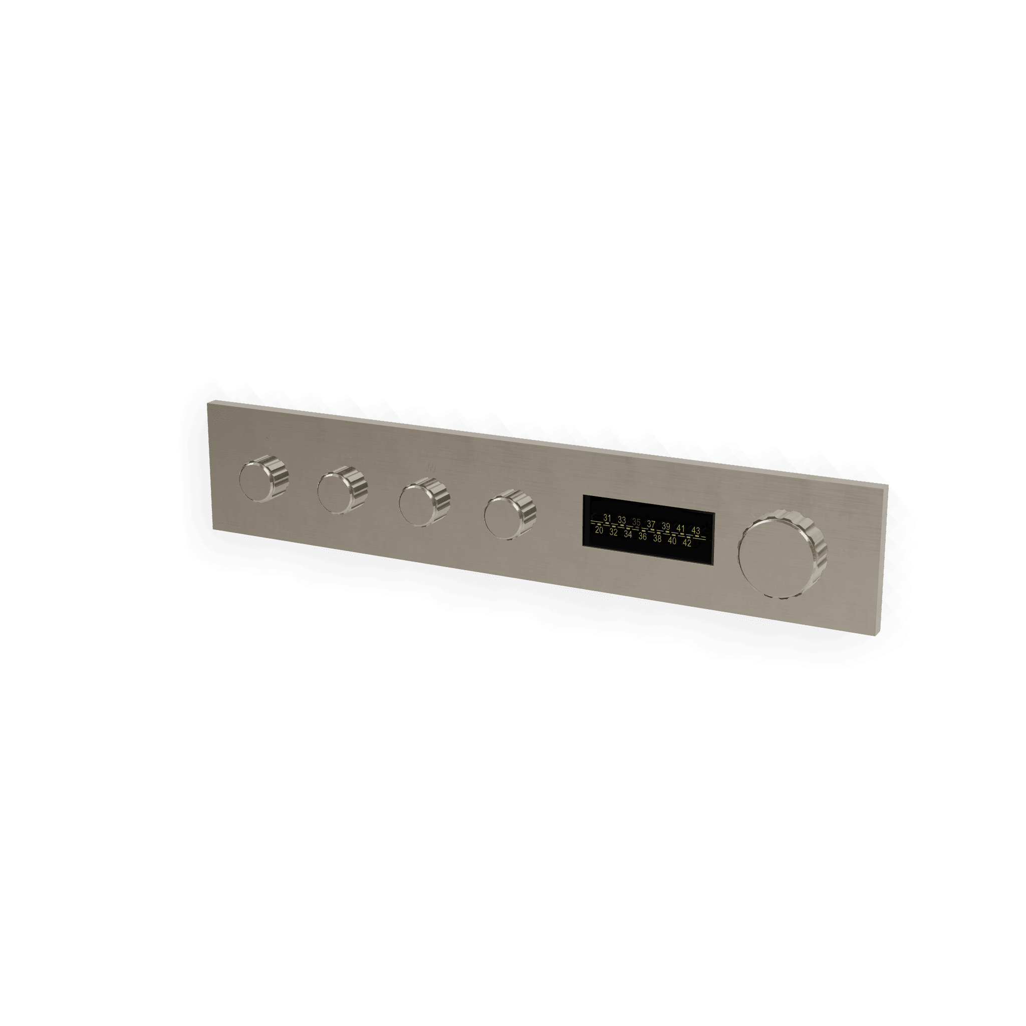 Внешняя часть термостатического смесителя для душа на 4 потребителя W-70S