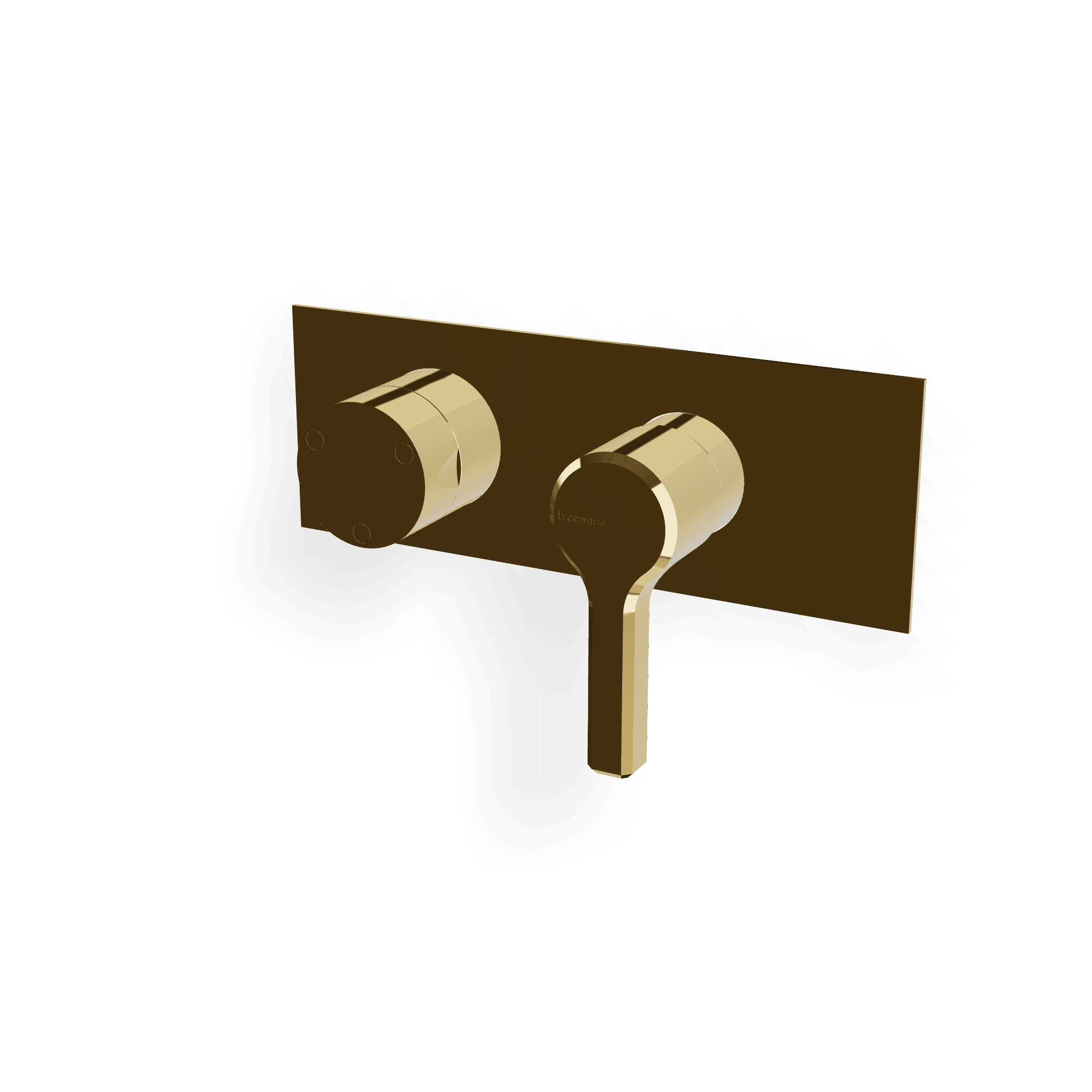 Внешняя часть смесителя для душа на 3 потребителя (горизонтальная версия) Aurelia