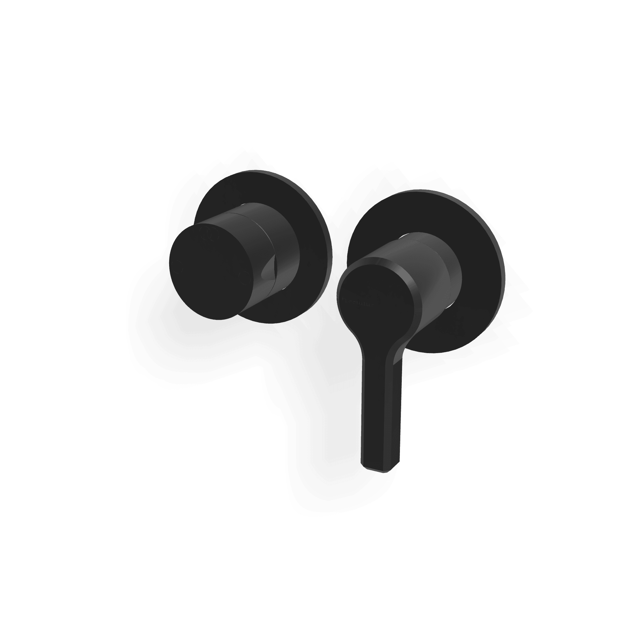 Внешняя часть смесителя для душа на 2 потребителя (горизонтальная версия) Aurelia