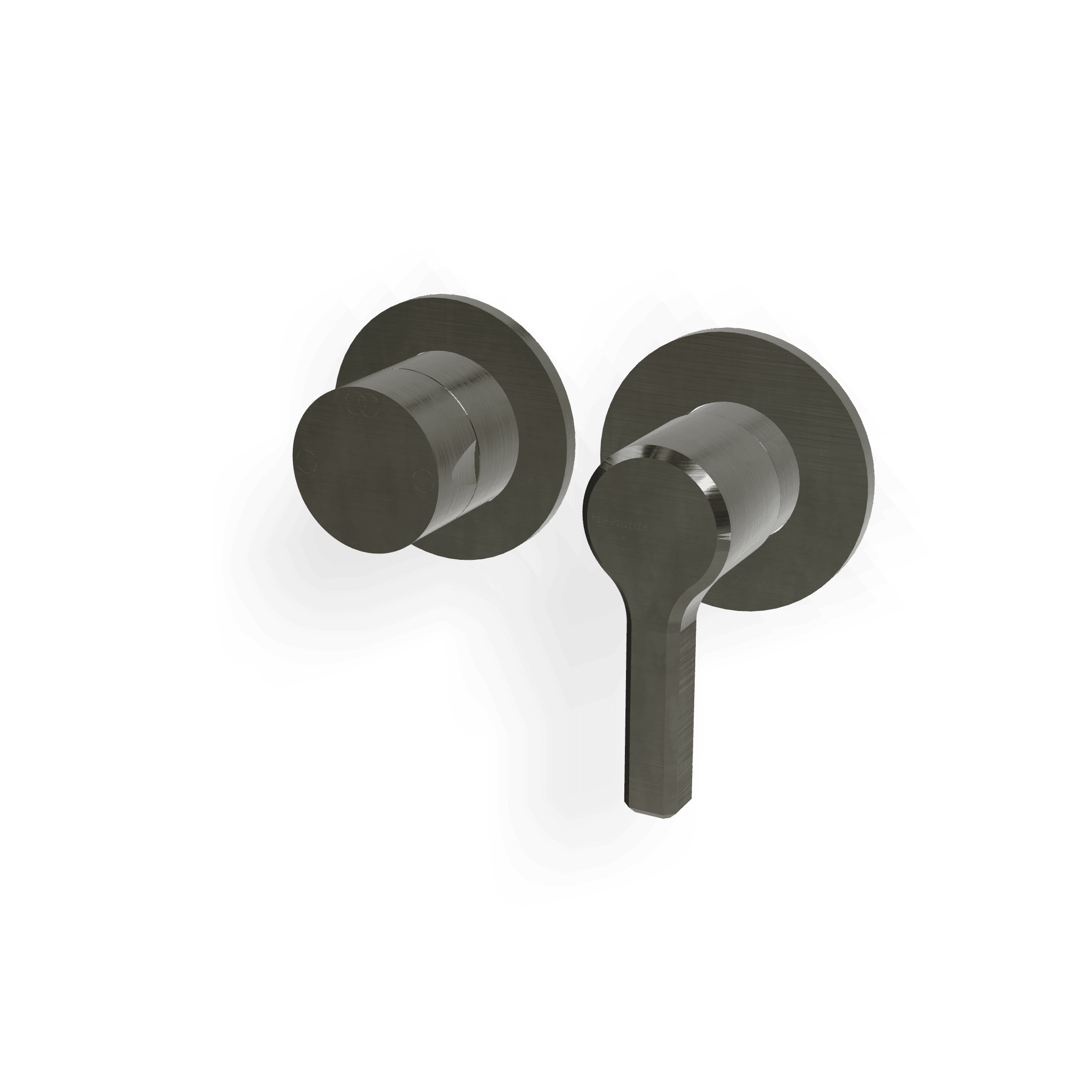 Внешняя часть смесителя для душа на 2 потребителя (горизонтальная версия) Aurelia