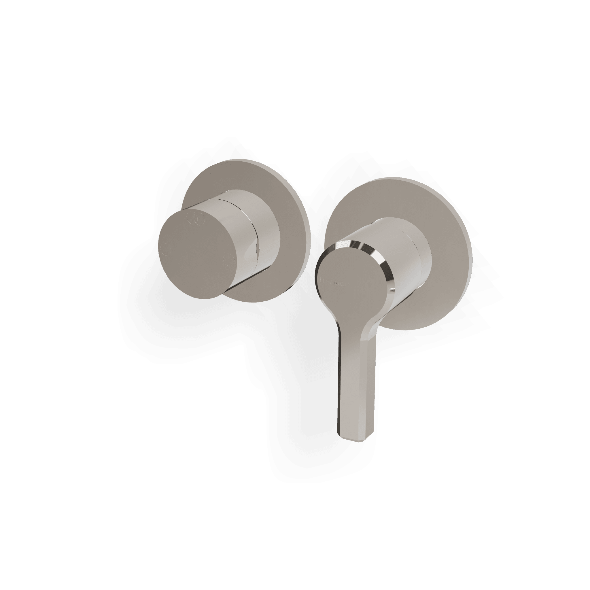 Внешняя часть смесителя для душа на 2 потребителя (горизонтальная версия) Aurelia