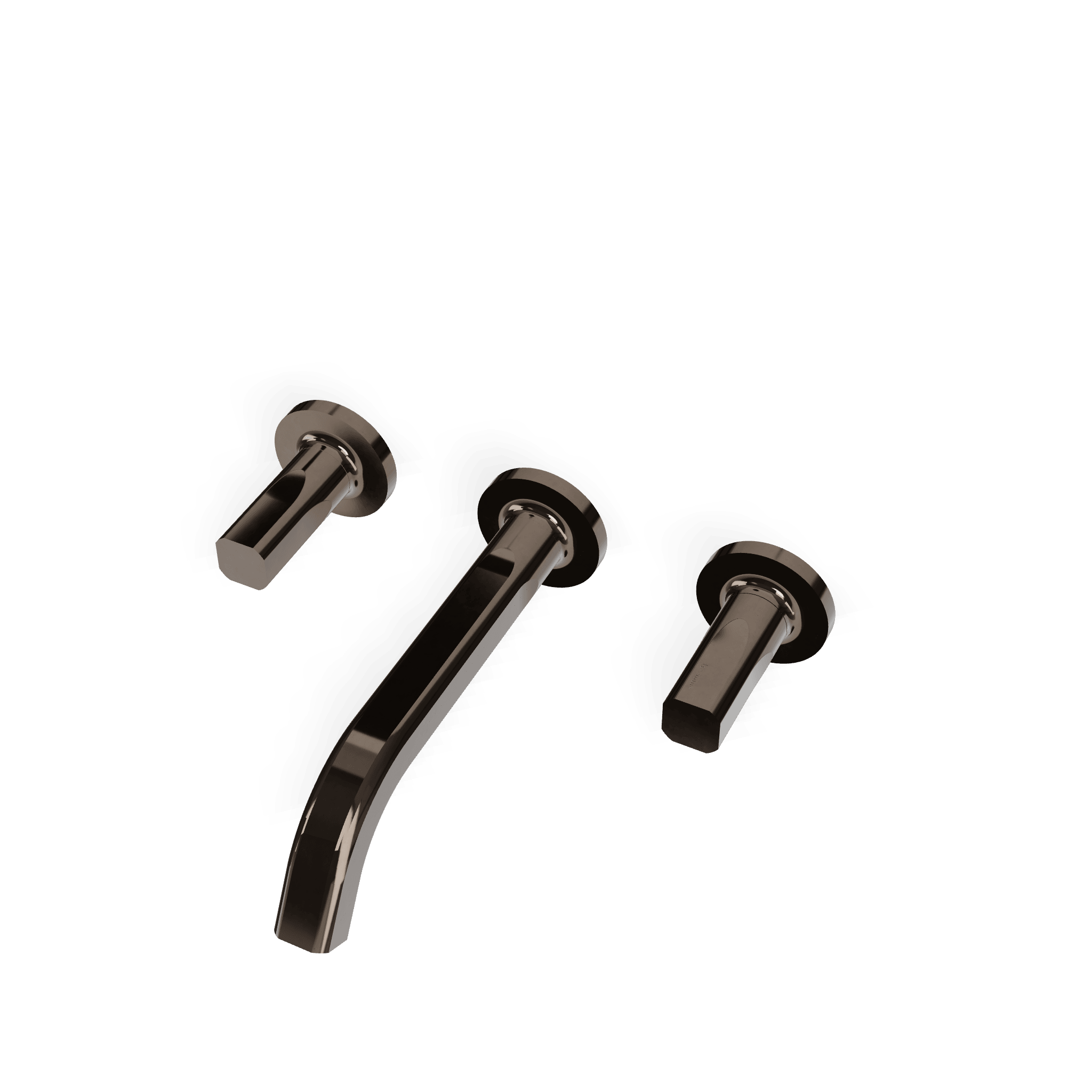 Внешняя часть смесителя для раковины на 3 отверстия из стены 200 мм Appia